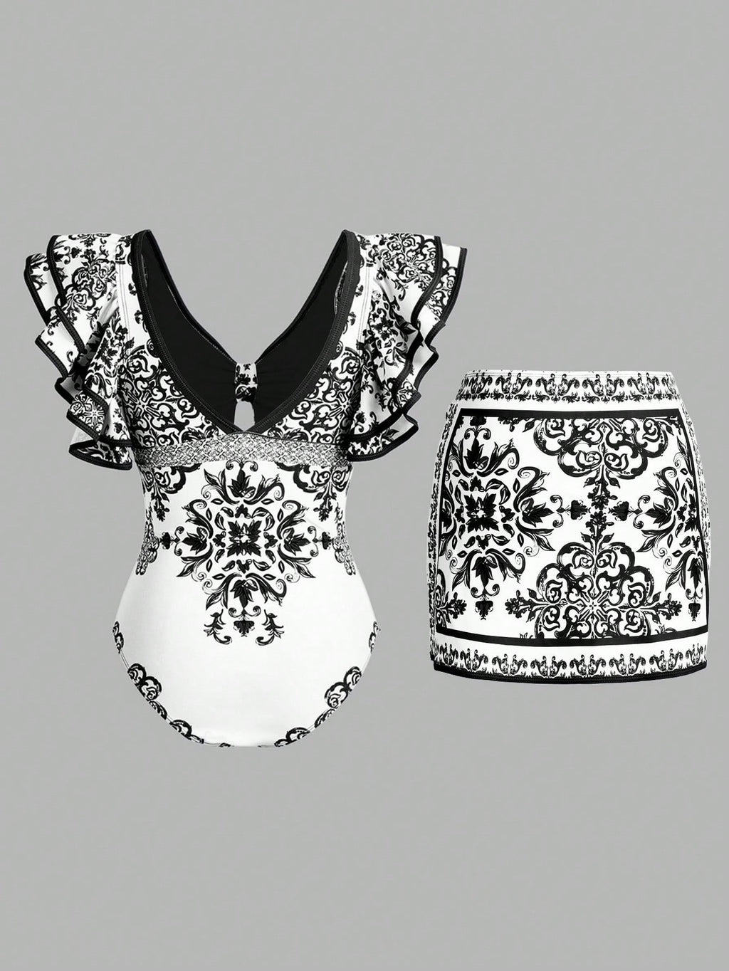 Swim Oasis 2026 Spring/Summer New Women's Plus Size Fashion Sexy Digital Print Design Shoulder Strap - image 2