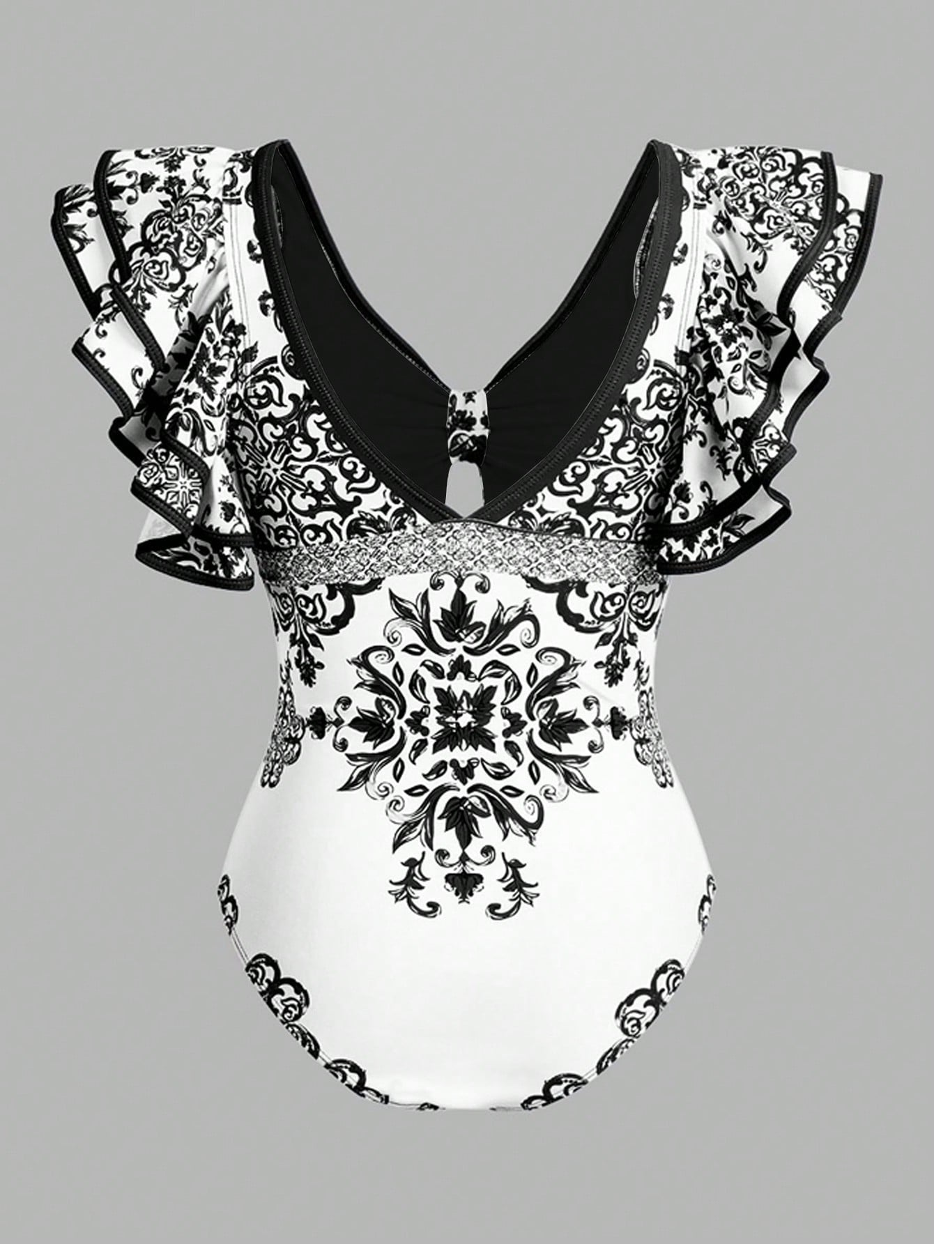 Swim Oasis 2026 Spring/Summer New Women's Plus Size Fashion Sexy Digital Print Design Shoulder Strap - image 5
