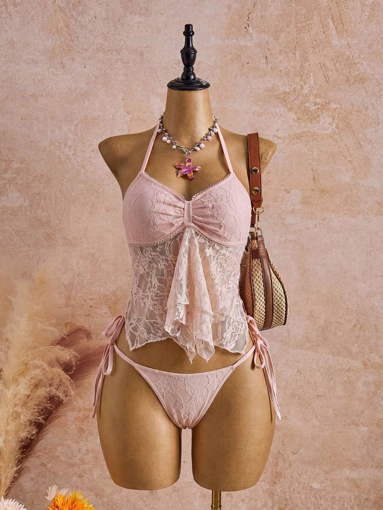 Bellisia 26SS Spring/Summer Vacation Beach Ivory Lace Floral Trim