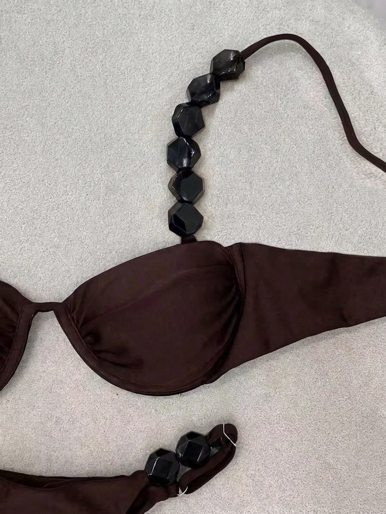 Polovedo Official New Arrival Spring/Summer Sexy Solid Black Bikini Swimwear, Be