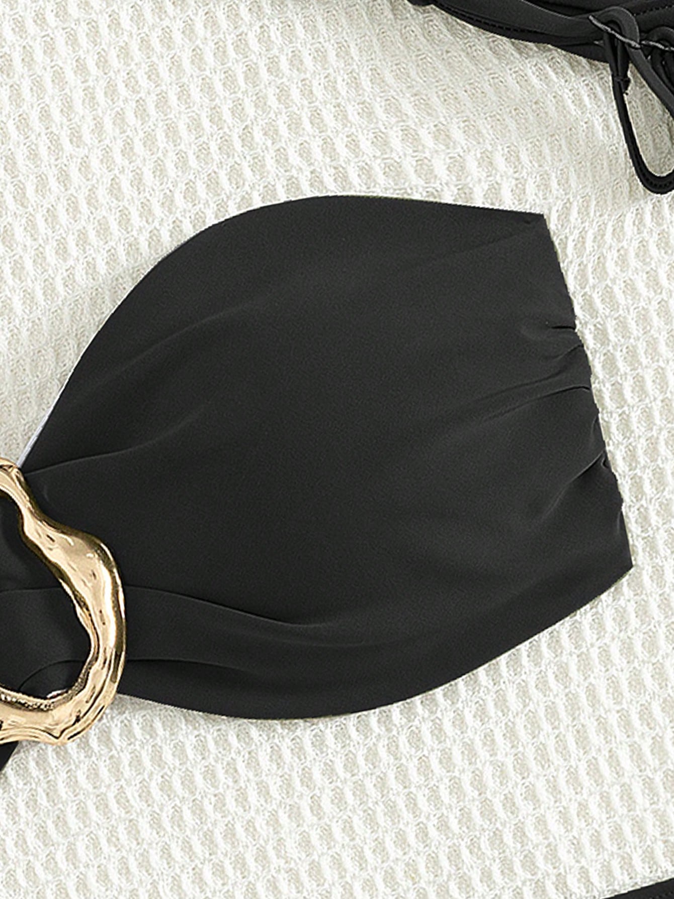Swim Chiccia Ladies Beach Vacation Casual All Black Detachable Slim