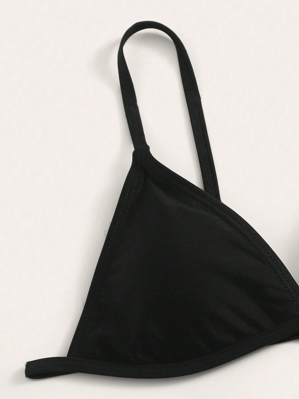 Swim Basics Summer Beach Minimalist Bikini Set Triangle Bra & Thong