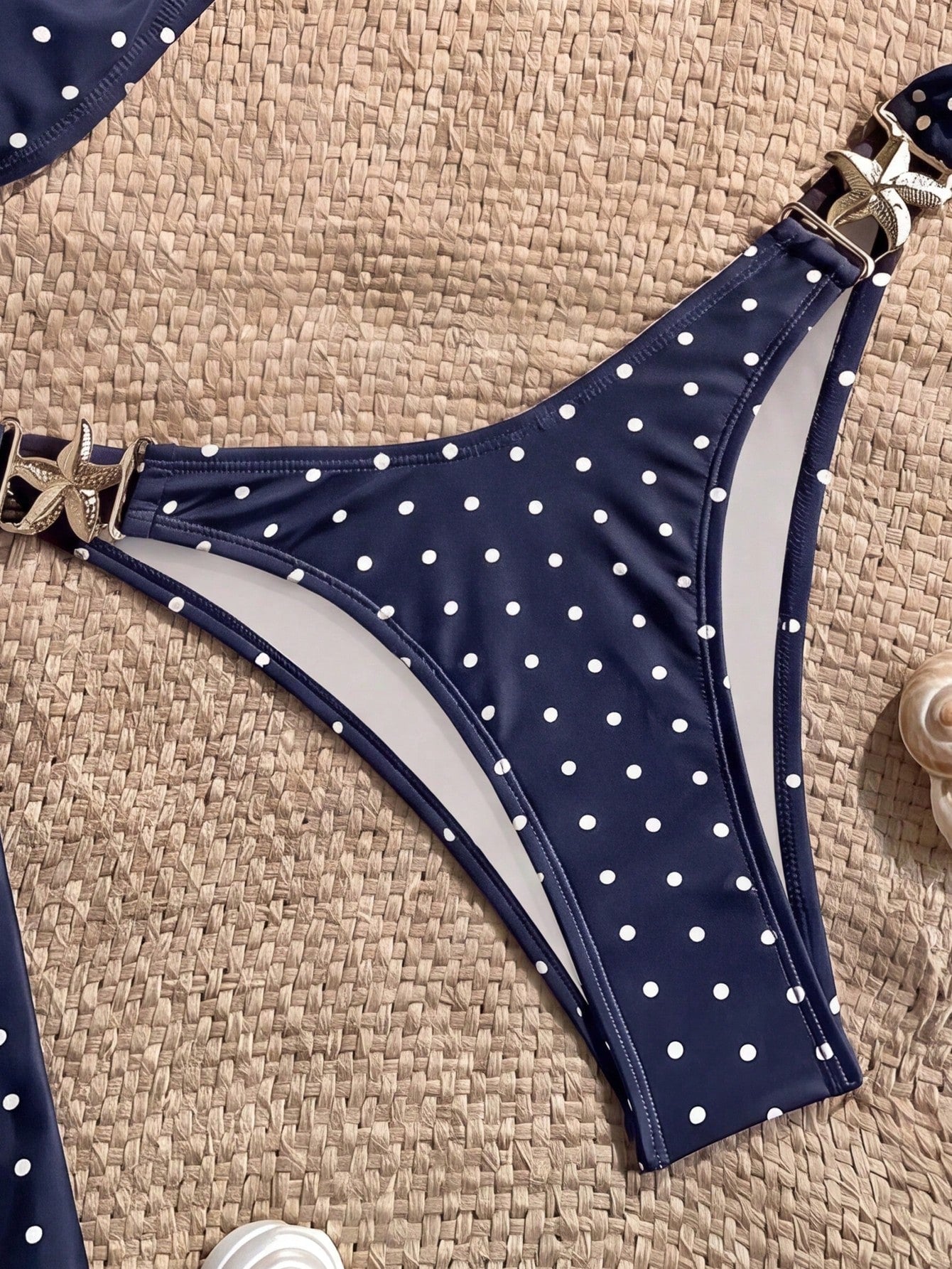 Swim Mod Women's Tropical Print Two Pieces Bikini Set, Casual Holiday