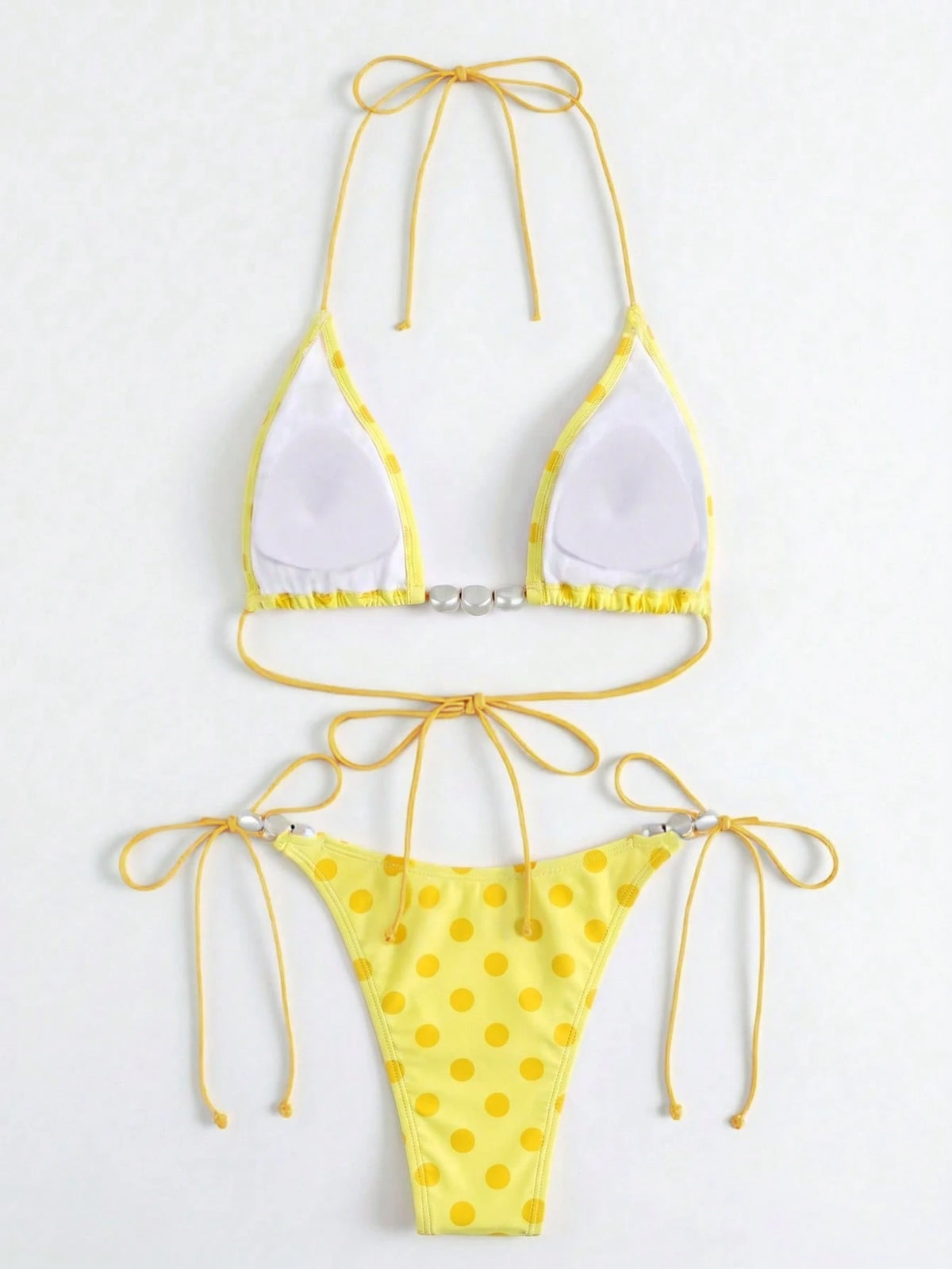 Polovedo Official New Arrival Spring/Summer European And American Style Women Solid White Halter Tie Sexy - image 13