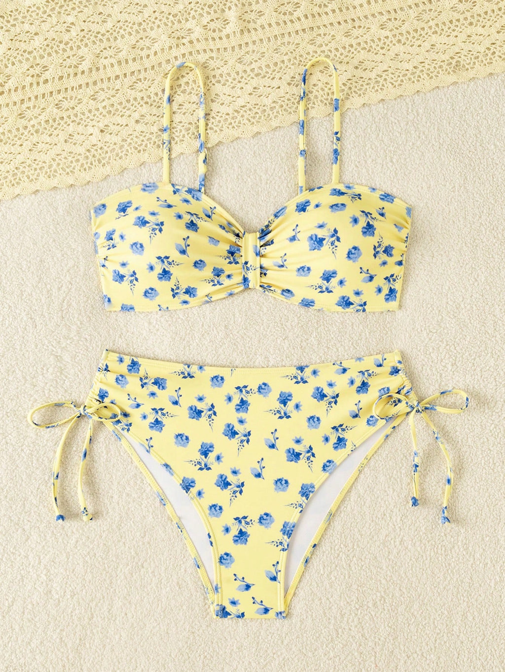 Swim Lushoire Swim Lushore Women Polka Dot High Waist Bikini 2 Pieces