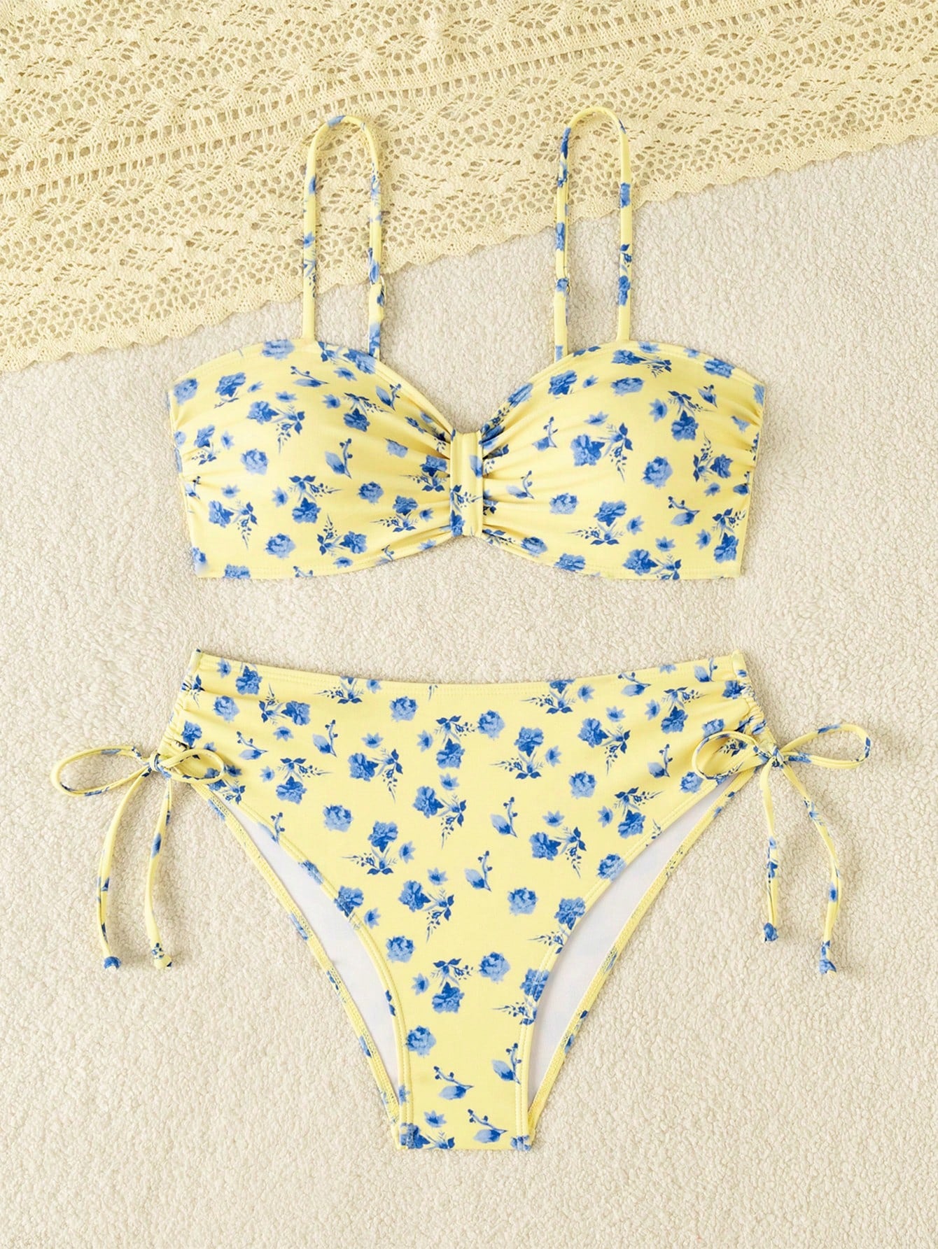 Swim Lushoire Swim Lushore Women Polka Dot High Waist Bikini 2 Pieces