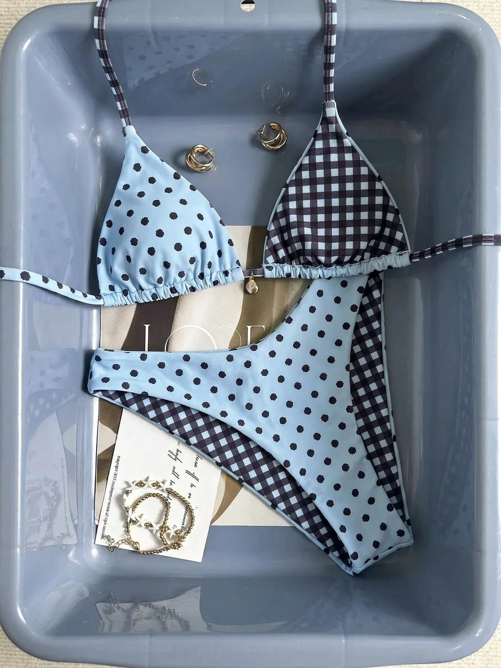 Swim Mod 26SS Spring/Summer Beach Vacation Holiday Light Blue Shell