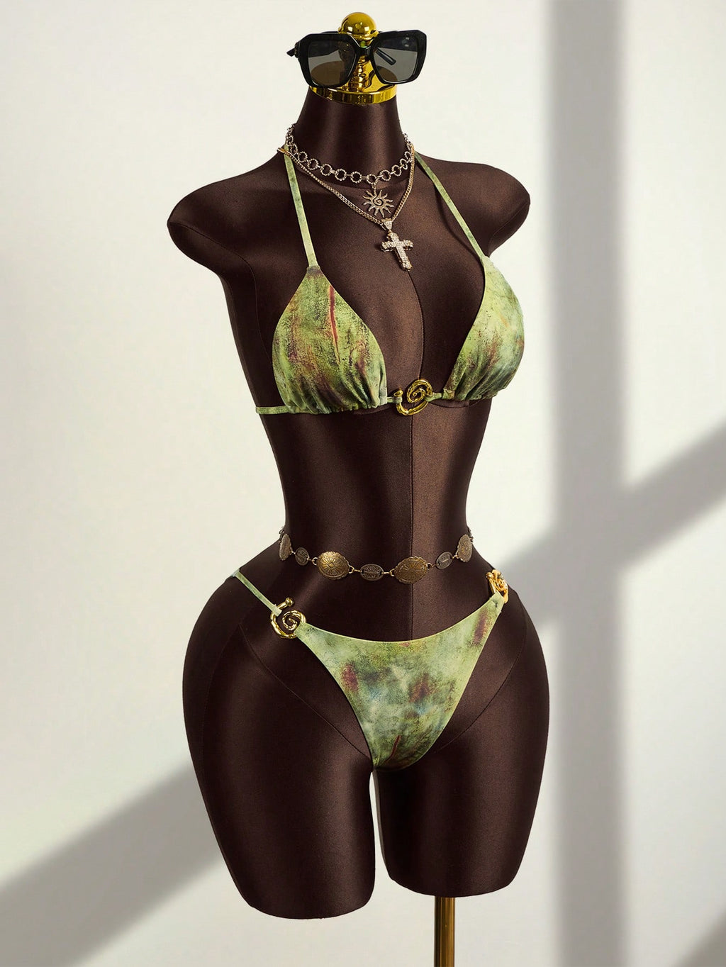 Swim Vcay Women's Sexy Leopard Print Bikini Set, Summer