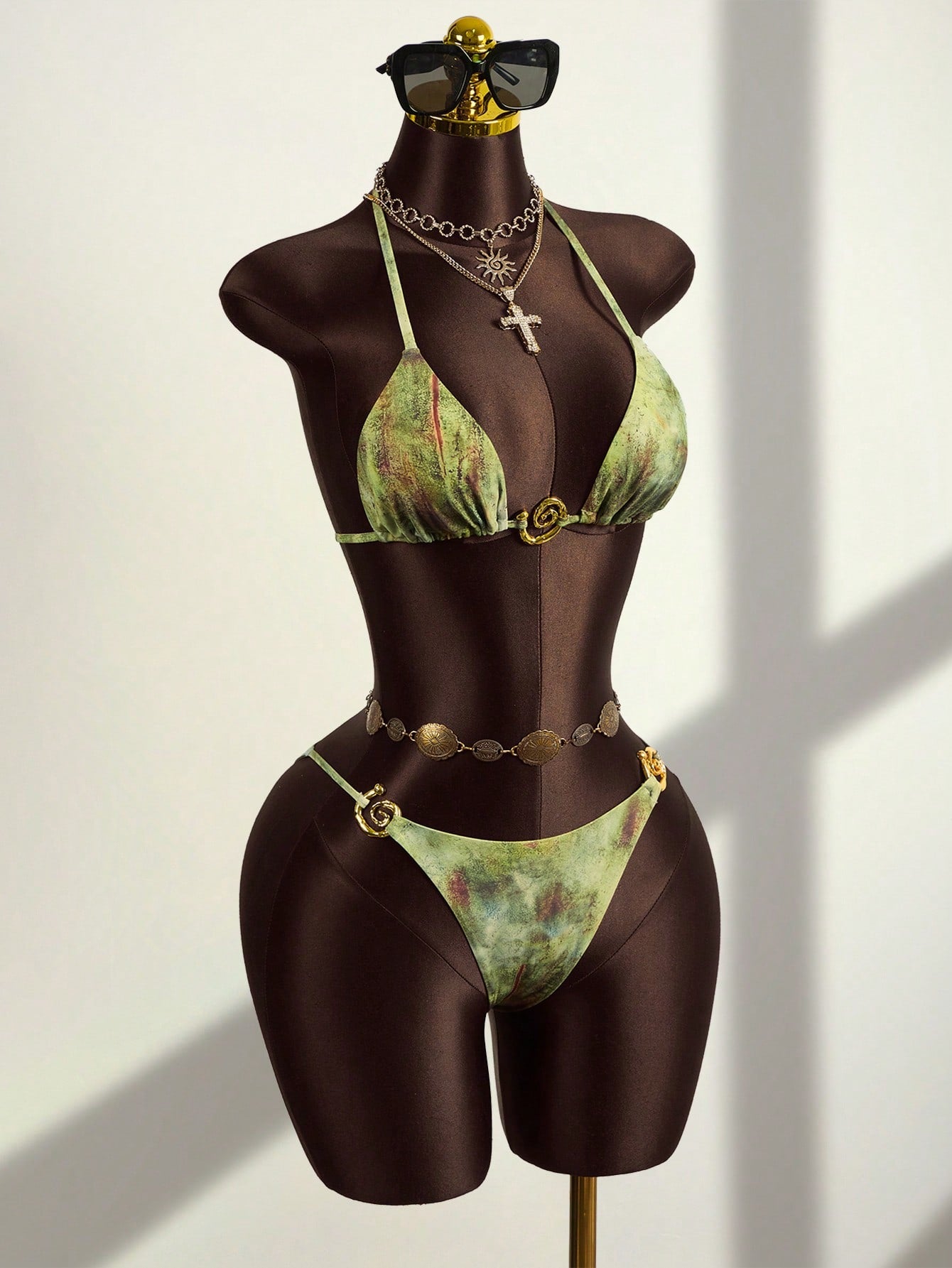 Swim Vcay Women's Sexy Leopard Print Bikini Set, Summer