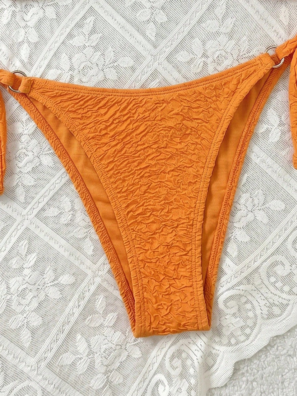 Swim Mod Women's Solid Color Bandeau Sexy Bikini Swimwear Set For Summer Beach Vacation - image 17