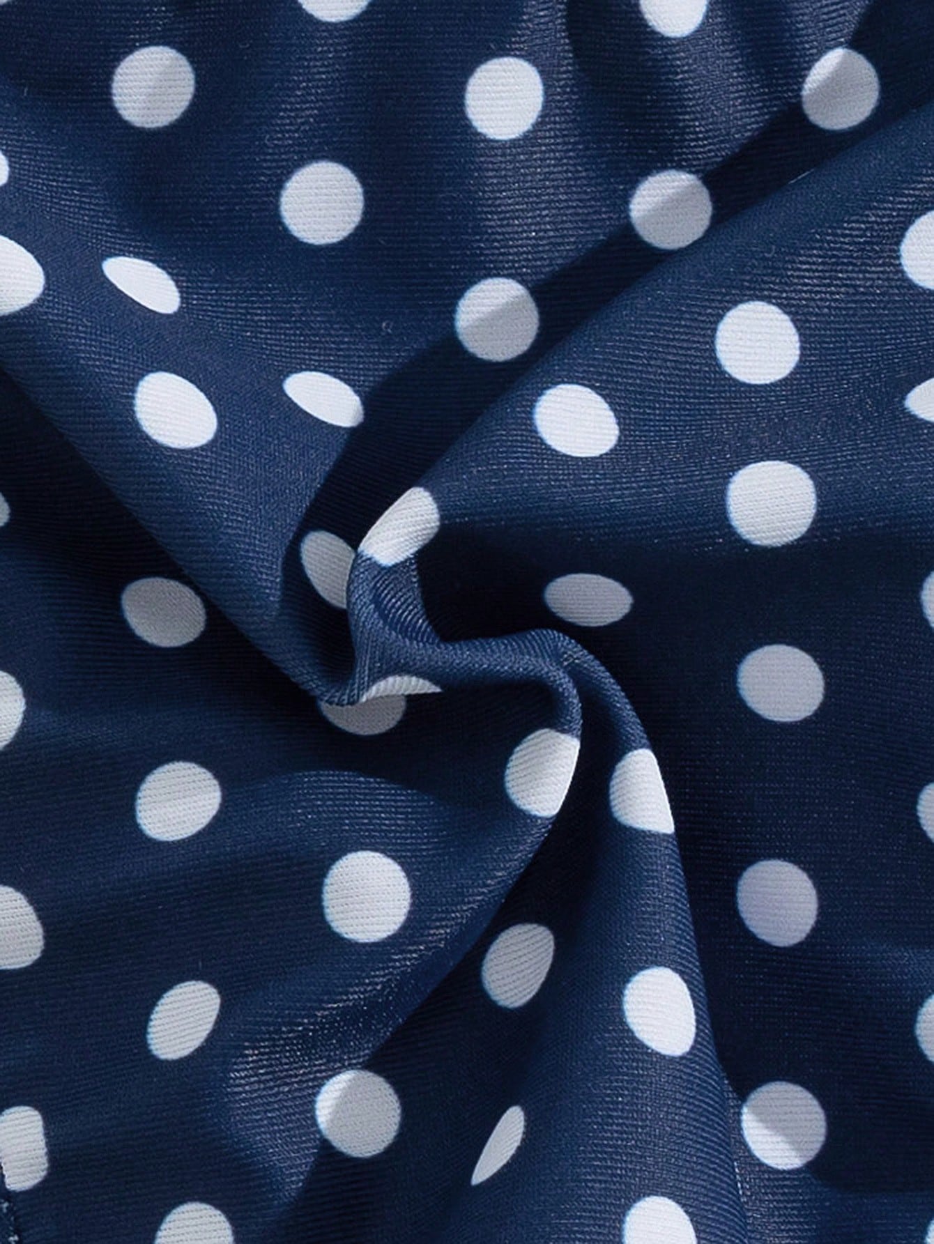 Women's Summer Apparel, Polka Dot Print Sexy Bikini Set, Halter Neck