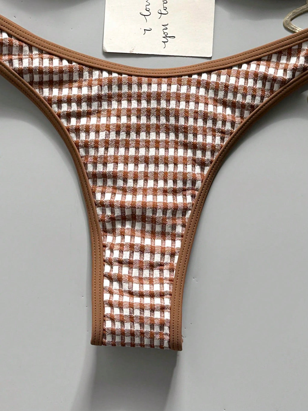 Swim Vcay Spring/Summer Solid Color Triangle Wireless Halter Backless