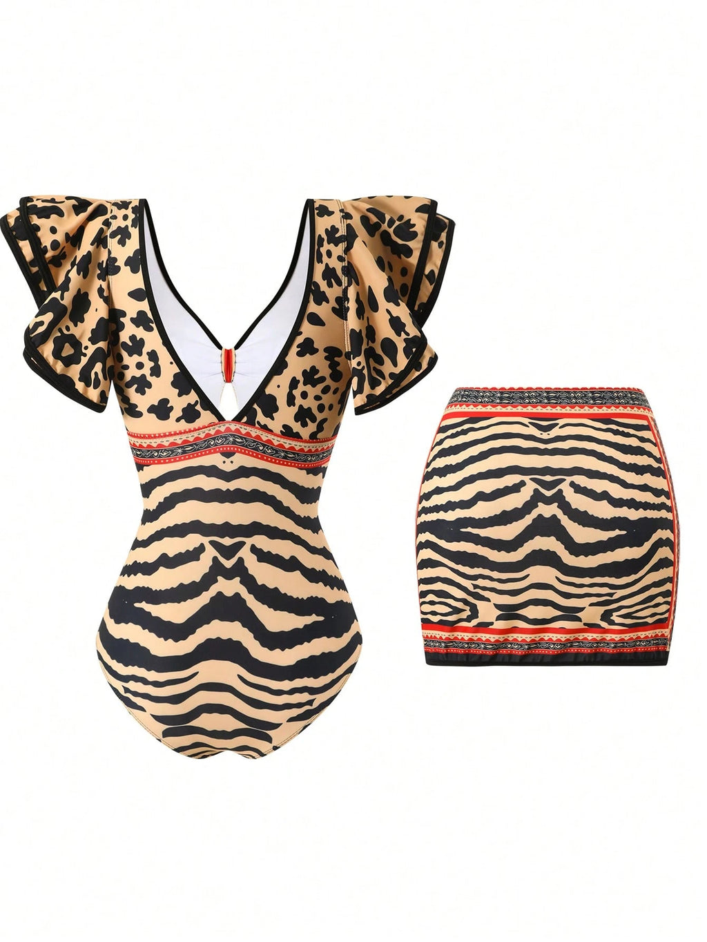 Swim Oasis 2026 Spring/Summer New Women's Plus Size Fashion Sexy Digital Print Design Shoulder Strap - image 12