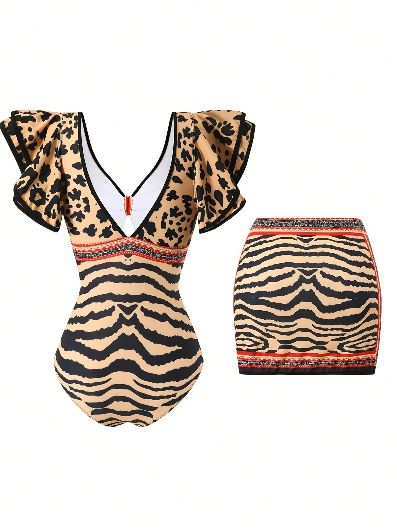 Swim Oasis 2026 Spring/Summer New Women's Plus Size Fashion Sexy Digital Print Design Shoulder Strap - image 12