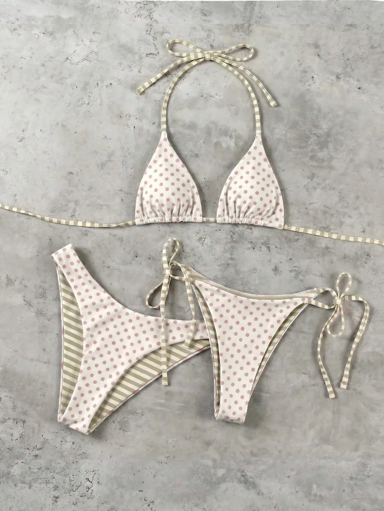 Women's Fashionable Elegant Spring/Summer Beach Vacation Pink &