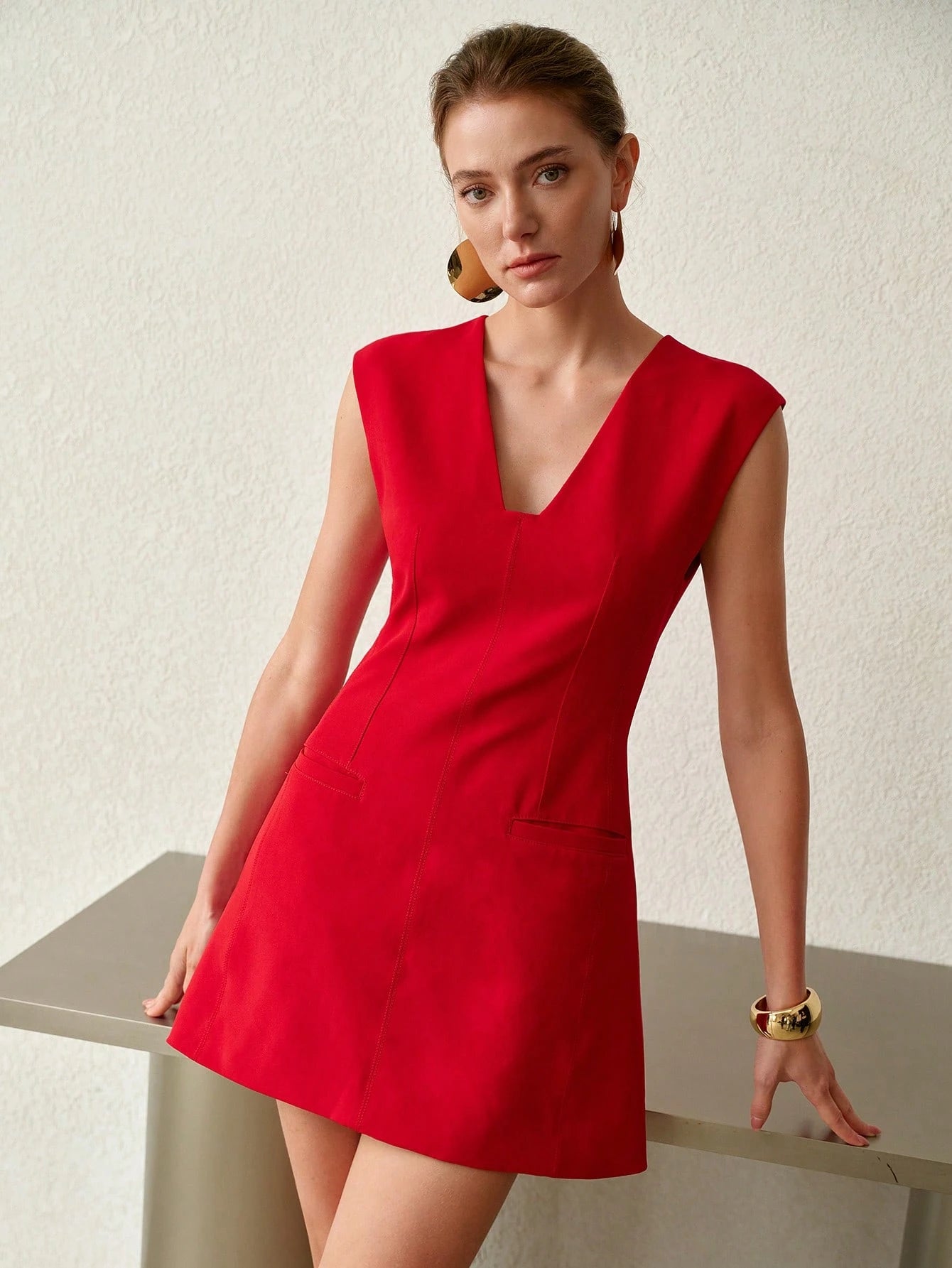 MOTF PREMIUM SPRING/SUMMER 3D CUT STRUCTURAL DESIGN ELEGANT DRESS - image 13