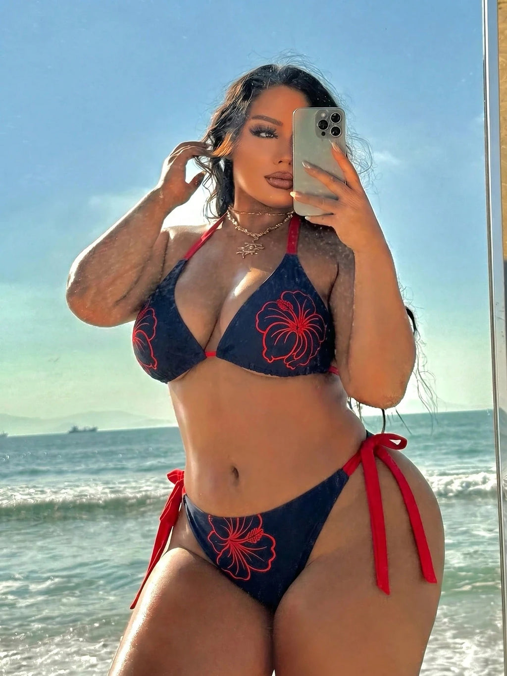 Swim SXY 2026 Summer Women's Beach Bikini Sexy Vacation Plus Size Swimsuit Set, Summer Women's Plus Size - image 14