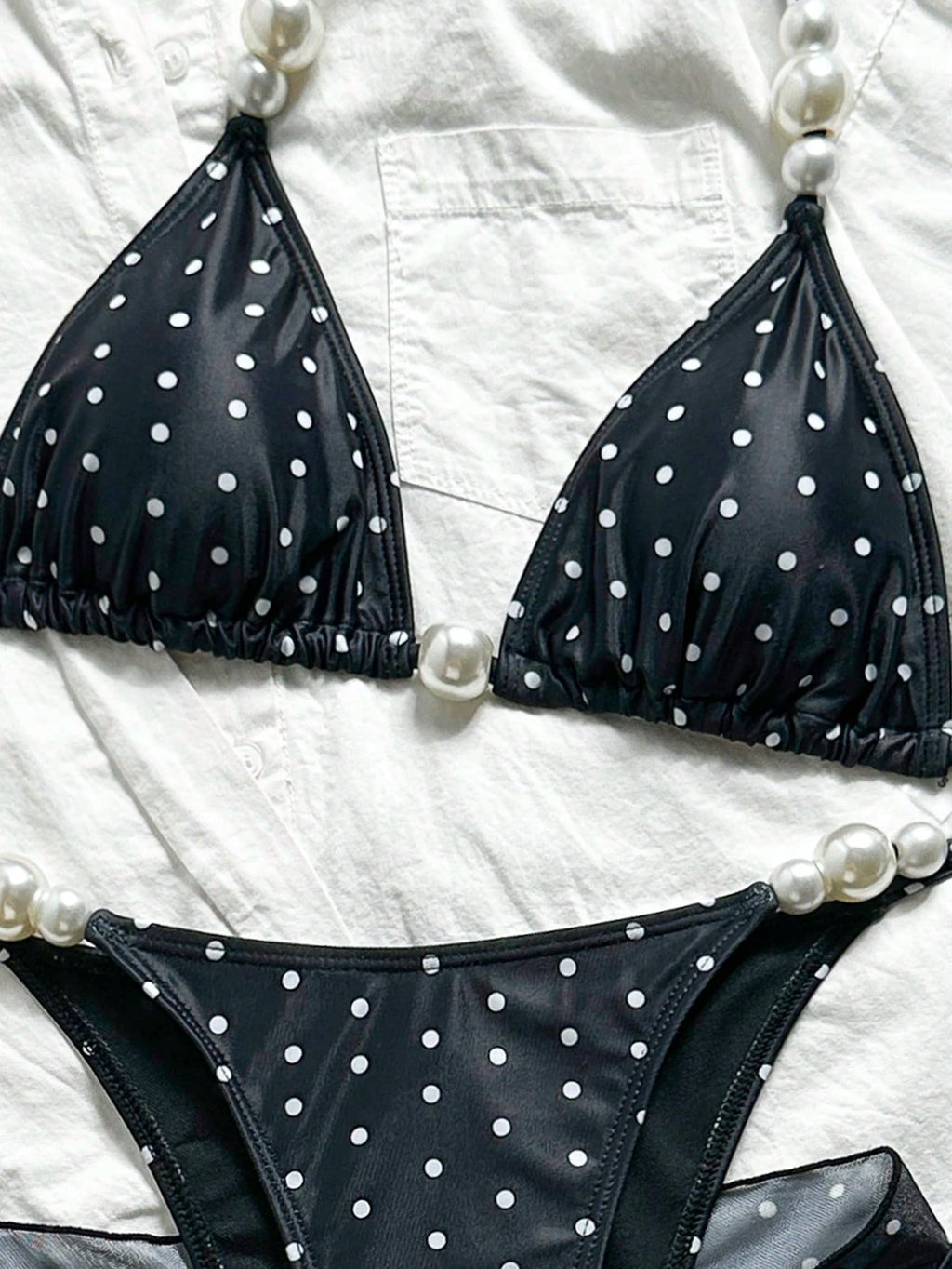 Swim SXY Summer Women 3-Piece Set:Tie-Dye Print Triangle Bikini