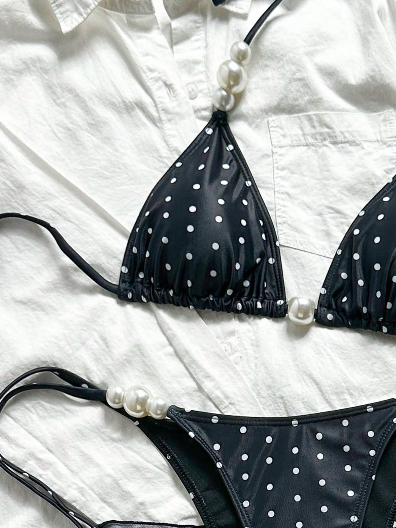 Swim SXY Summer Women 3-Piece Set:Tie-Dye Print Triangle Bikini