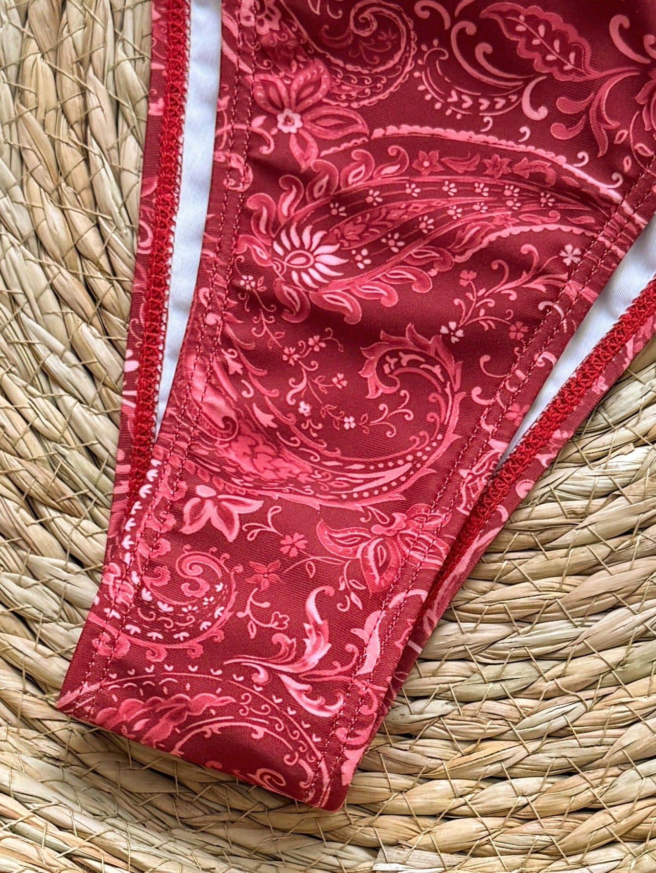 Swim Vcay Summer Beach Women's Floral Printed Halter Neck Bikini Set