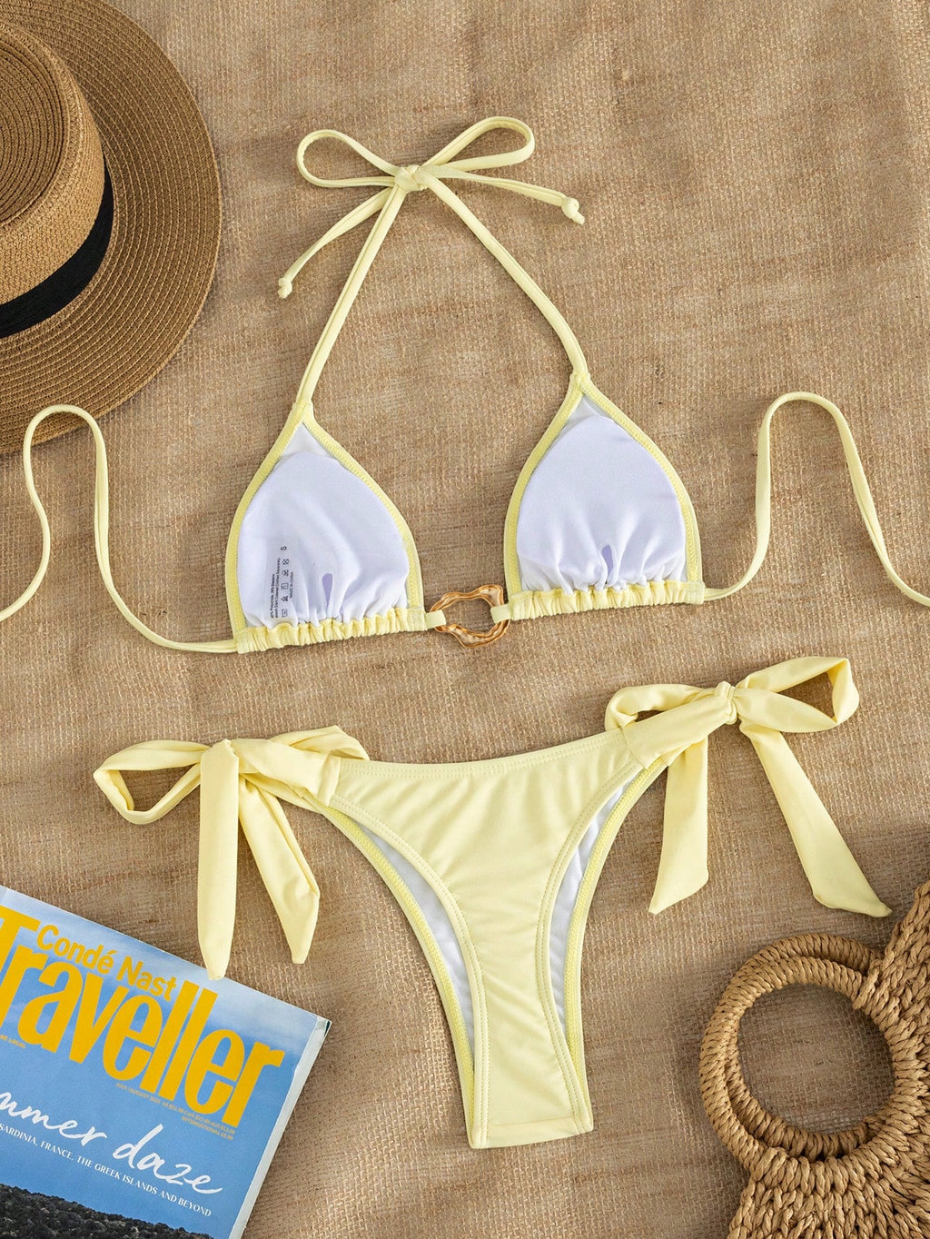 Lady's Print Halter & Tie-Side 2Pcs Swimwear: Sexy, Stylish, Young,