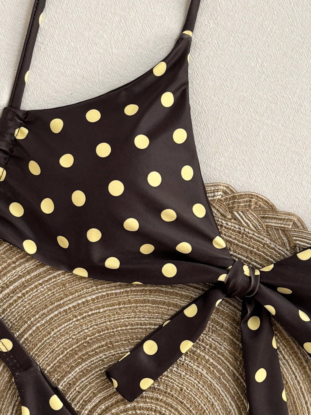 Women's Polka Dot Print Spaghetti Strap Bikini Set, Suitable For Christmas, New Year And Other Important - image 19