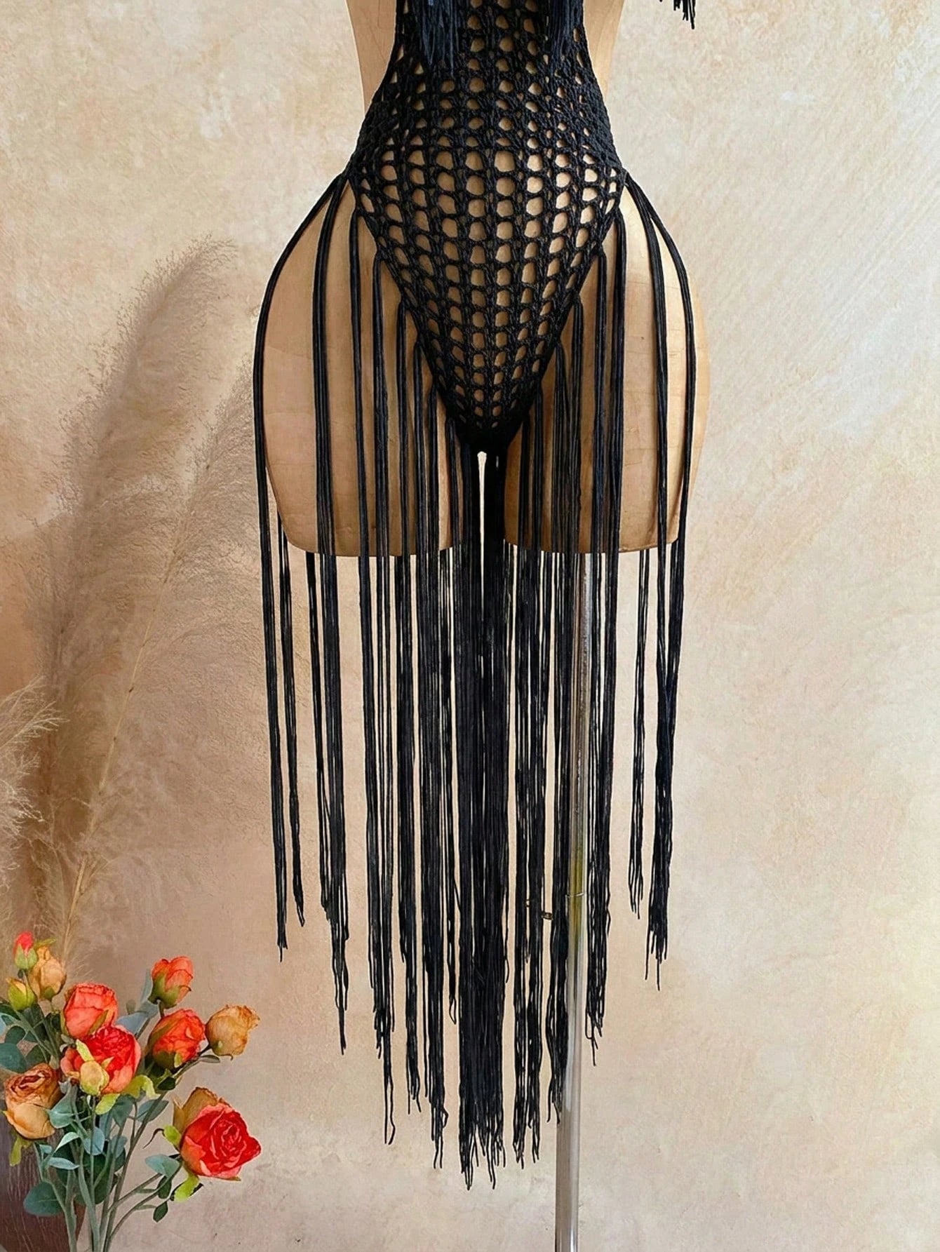 Soleia Women's Tassel Design Halter Neck Casual Vacation Cover-Up Dress - image 15
