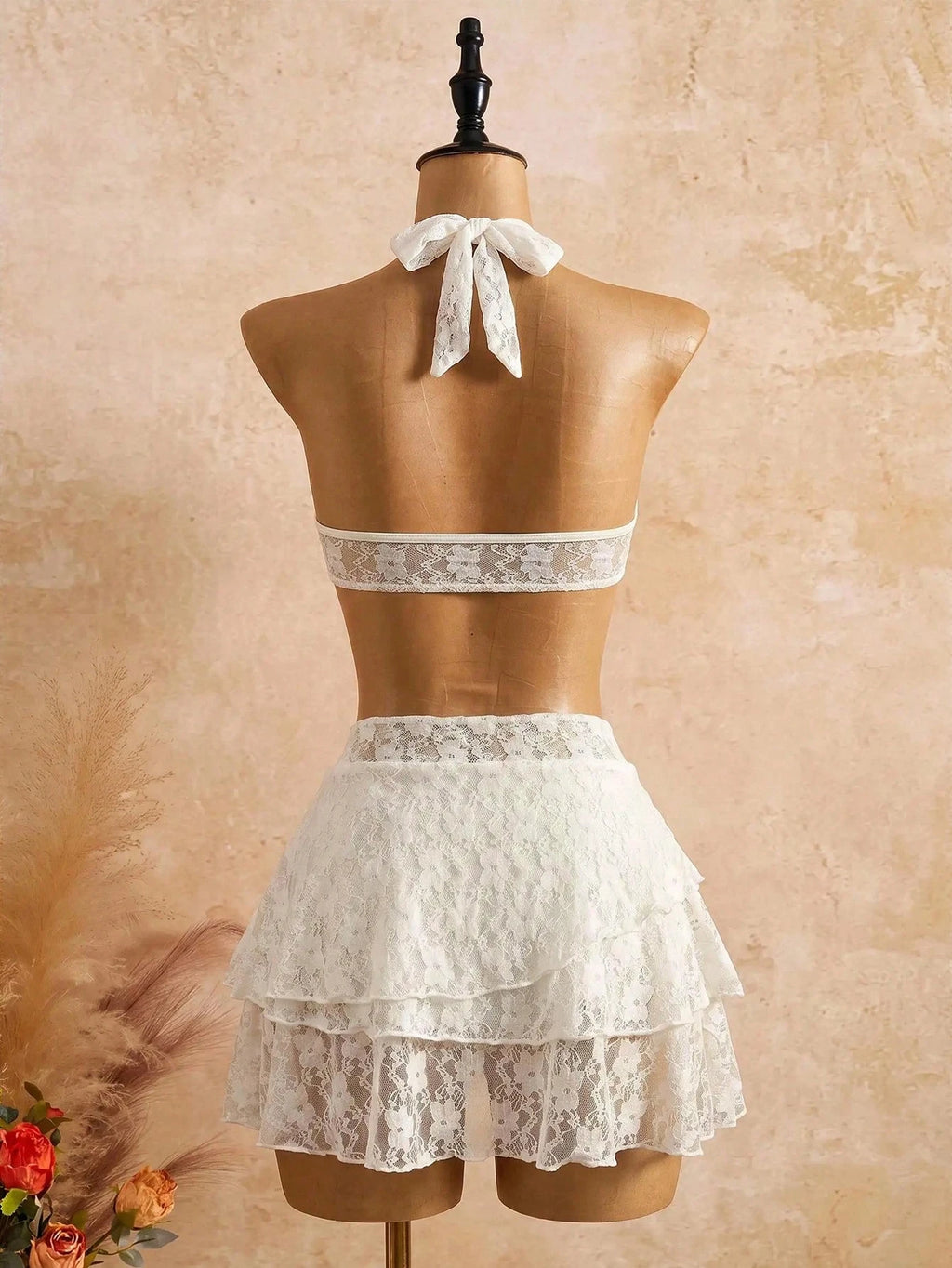 Bellisia 2026 Spring/Summer Vacation Romantic Floral Print Halter