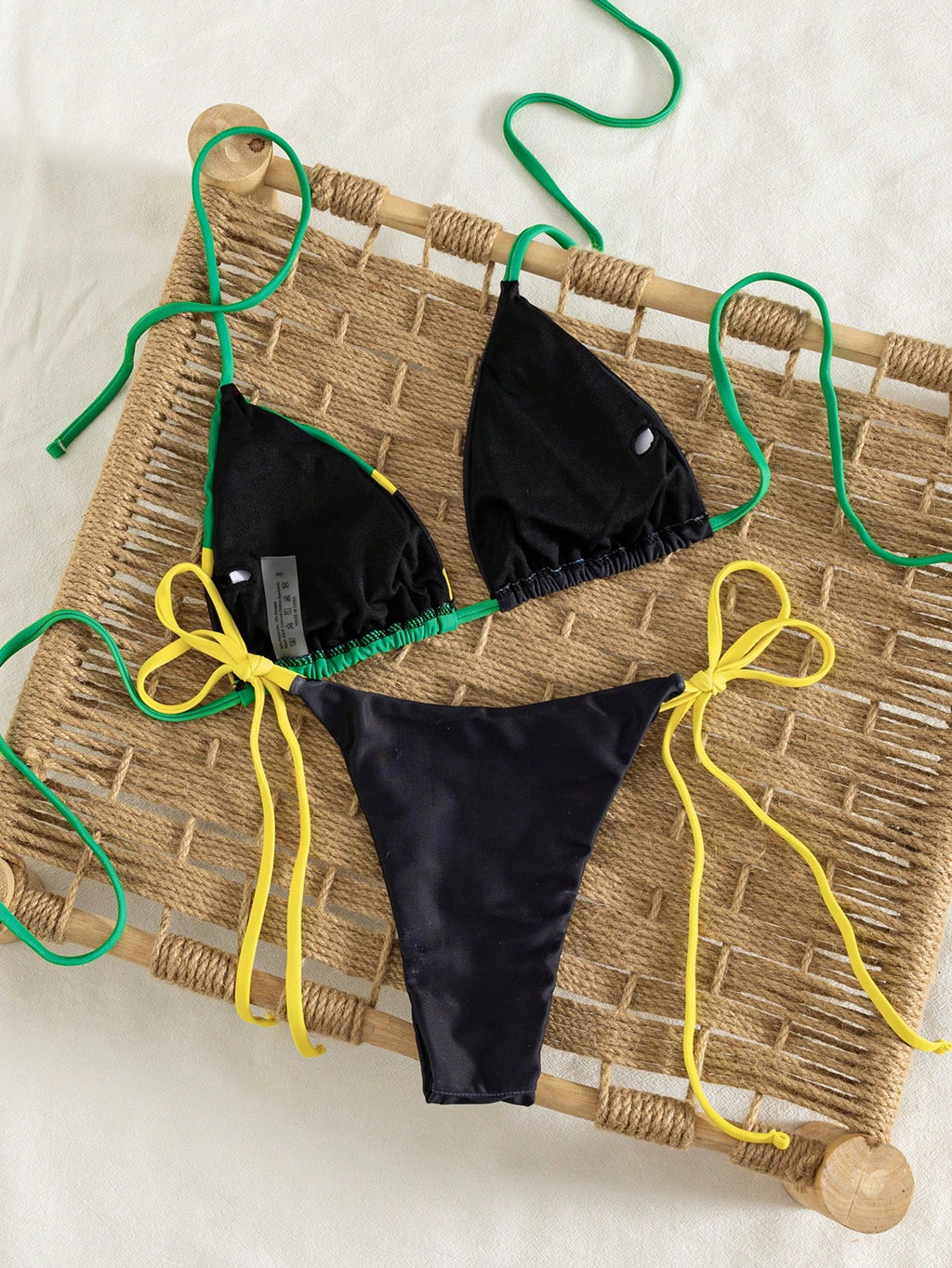 Swim SXY Women's Sexy Summer Vacation & Leisure Style Jamaica/Brazil Flag Print