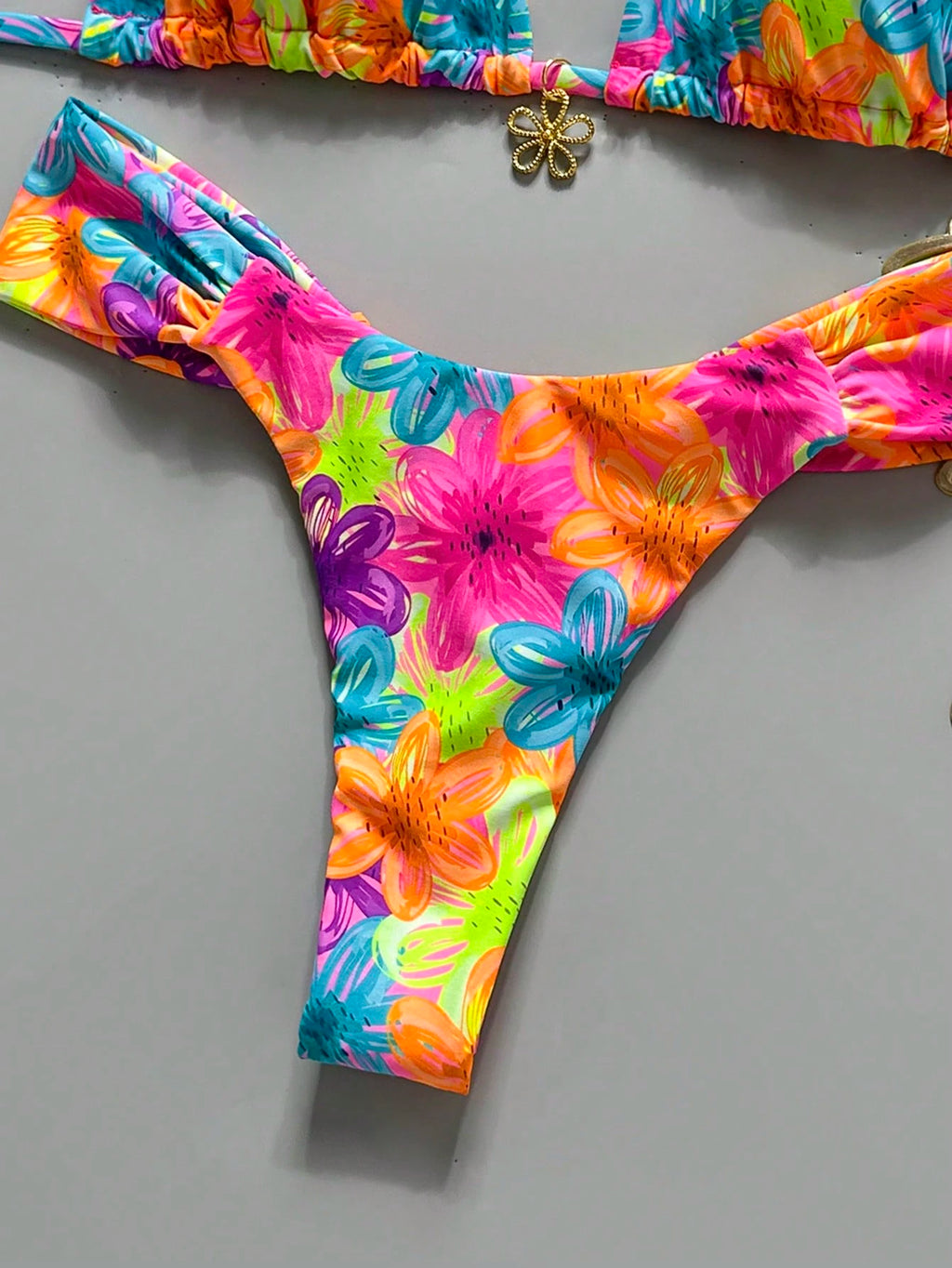 Swim MOD 2pcs Spring/Summer Vacation Random Print Cherry Accessory