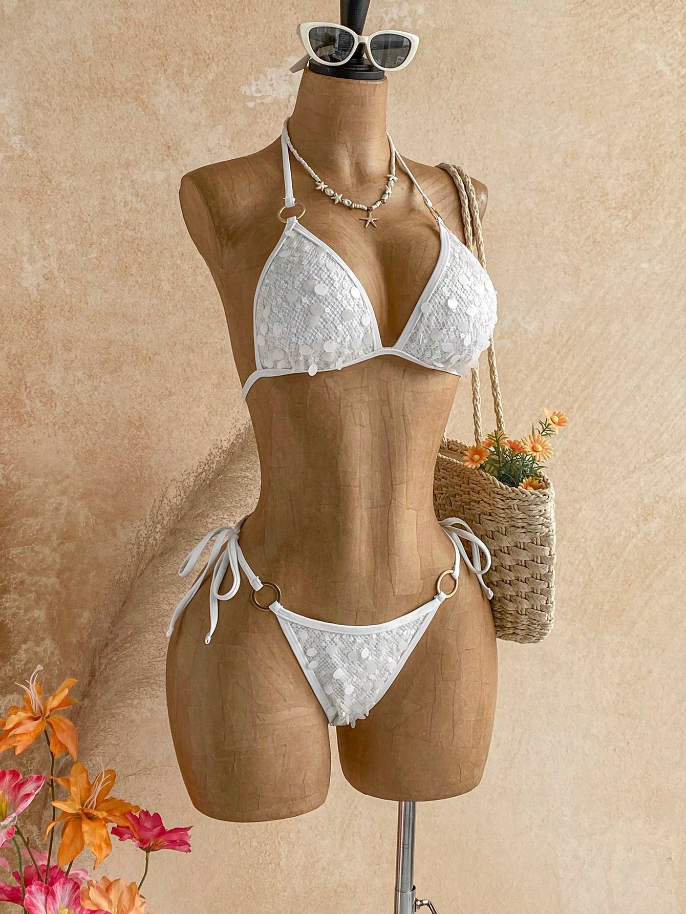 Soleia Beach Outfit For Women Summer Outfits Vacation Sequin Blue