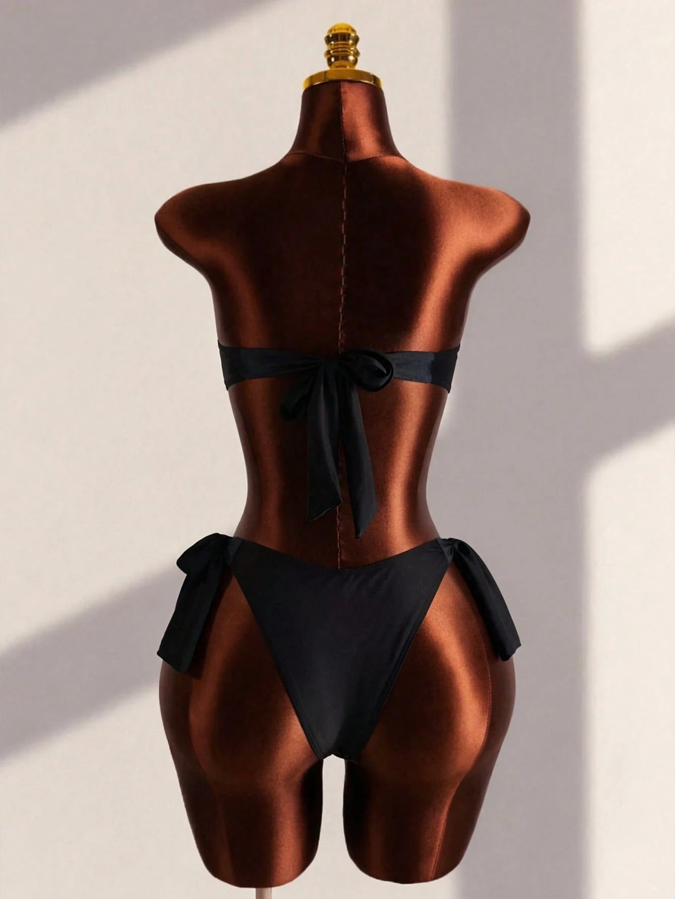 Swim SXY Women's Summer Beach New Sexy Leopard Floral Print Halter Backless Bikini And Side Tie Two Pieces - image 6