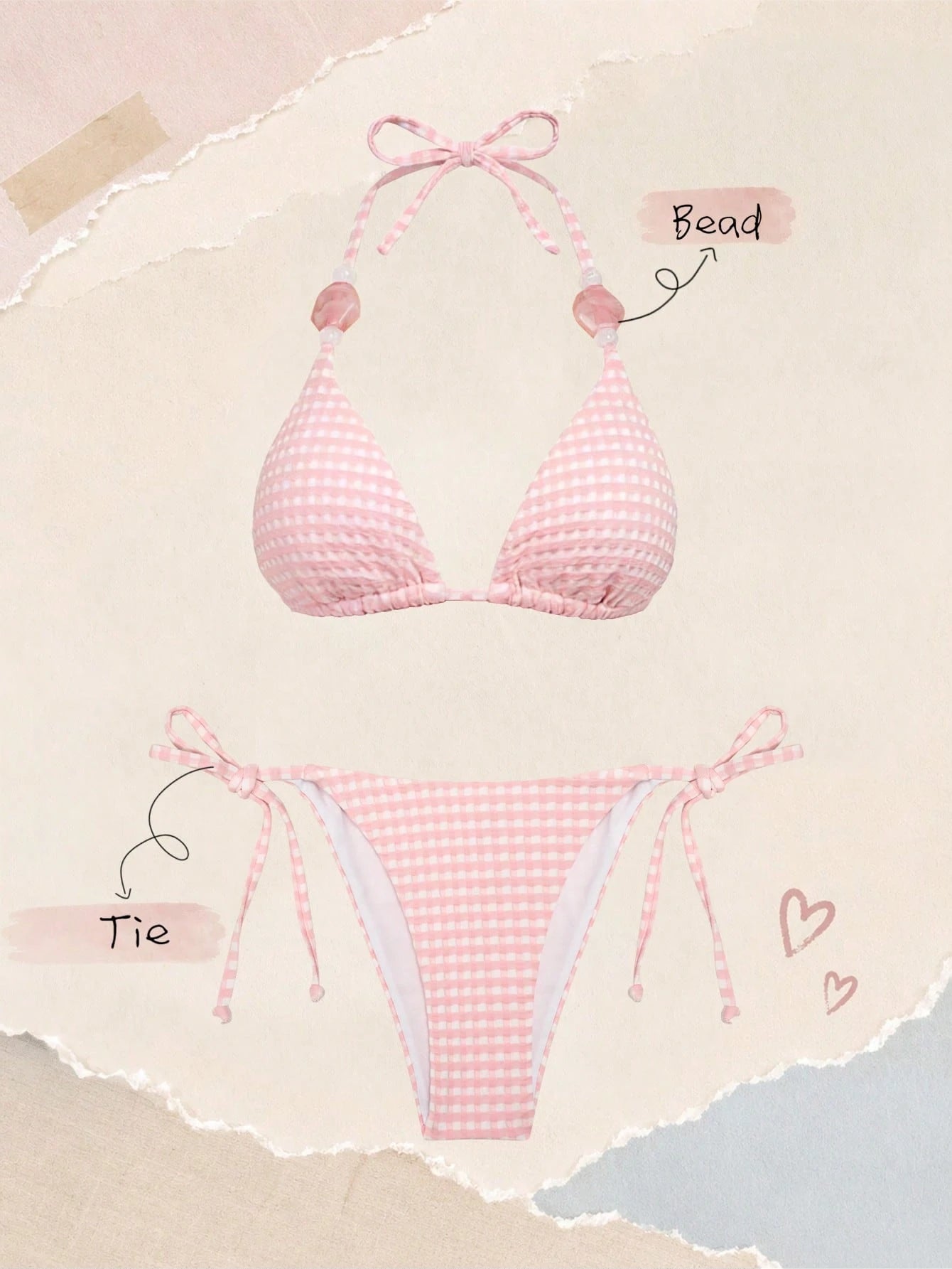 Elavelle Springbreak Women Beach Outfit, Random Print Spaghetti Strap