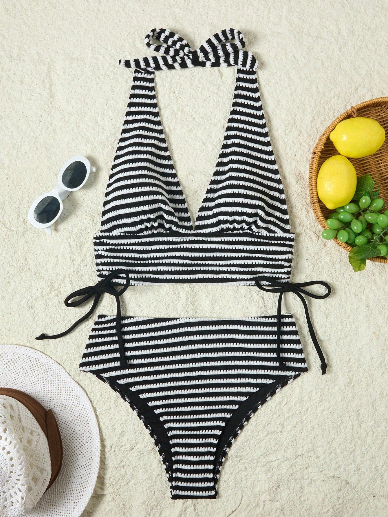 Swim Vcay 2022 Minimalist Solid Color Bikini Summer