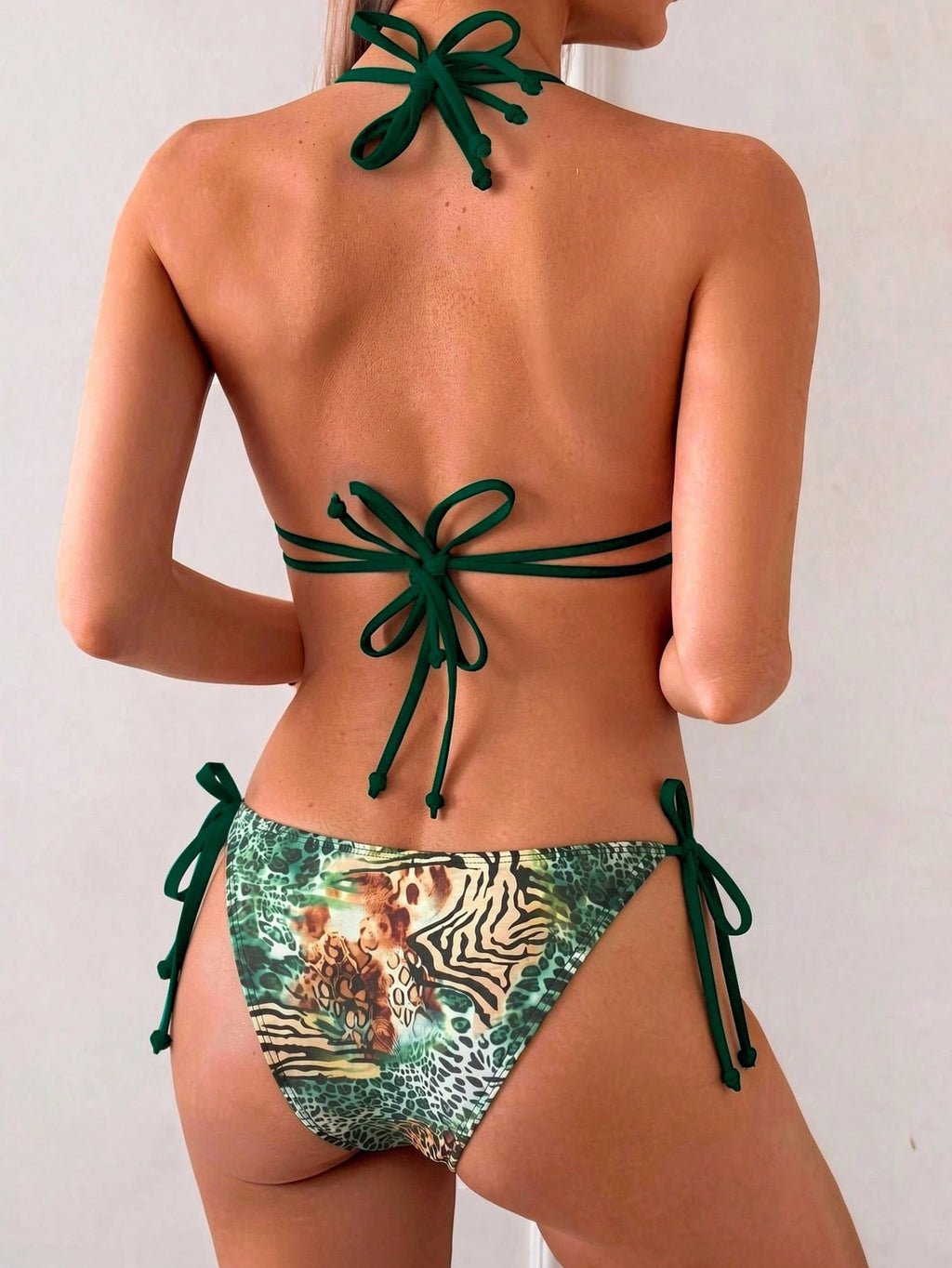Swim Vcay Swim Suits For Women Bikini Set, Random Print, 2pcs, Purchased Copyright Summer Beach - image 4