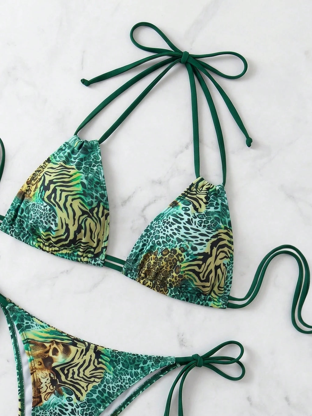 Swim Vcay Swim Suits For Women Bikini Set, Random Print, 2pcs, Purchased Copyright Summer Beach - image 5