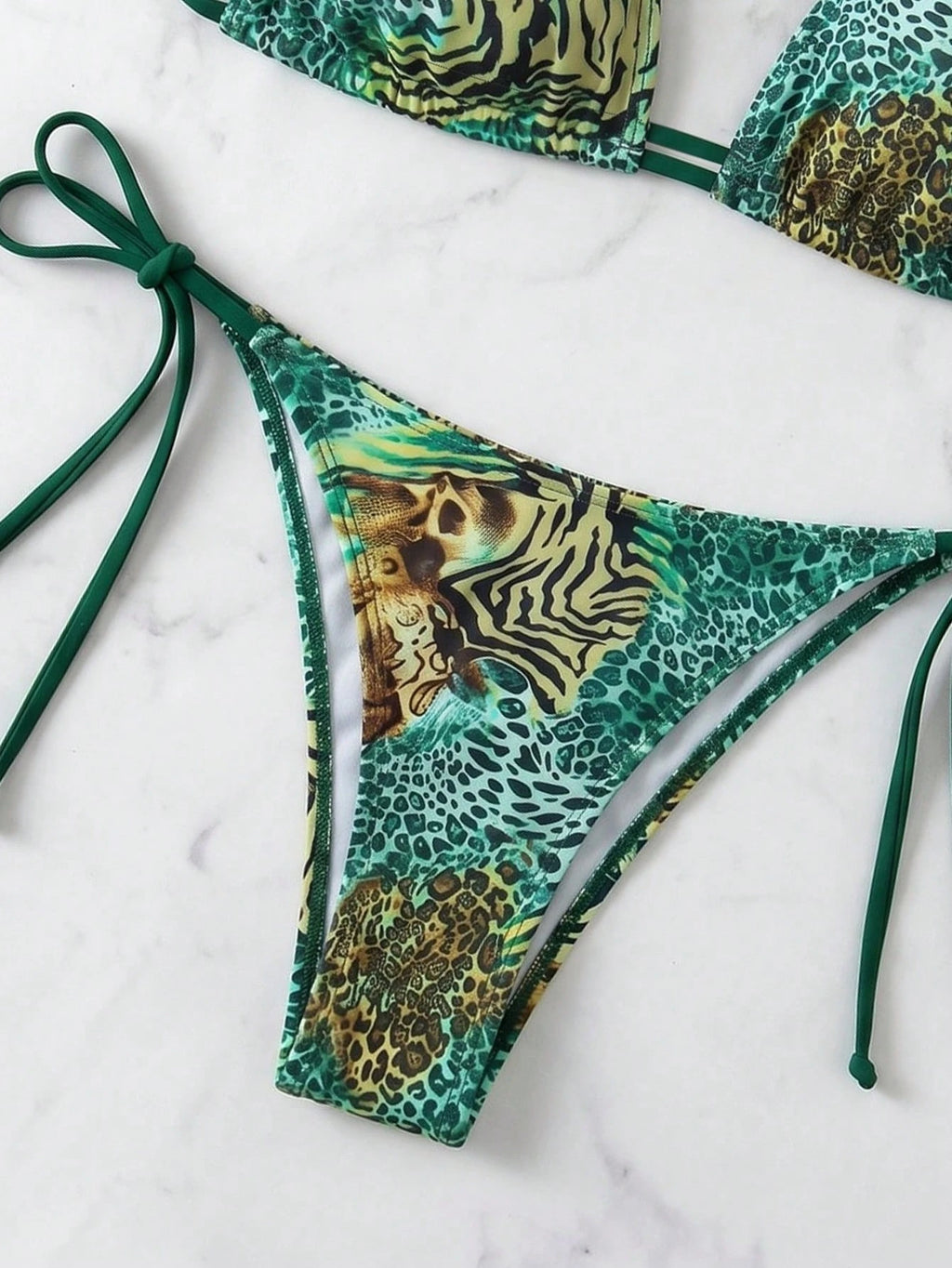 Swim Vcay Swim Suits For Women Bikini Set, Random Print, 2pcs, Purchased Copyright Summer Beach - image 6