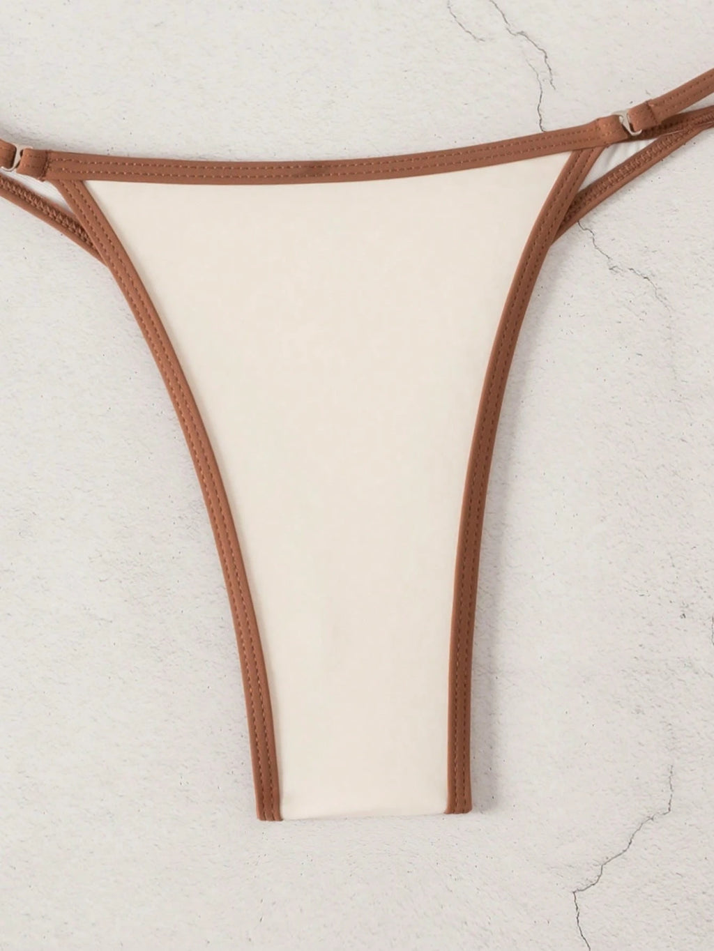 Bonvoyette Women's Summer Beach Colorblock Halter Neck Tie Sexy