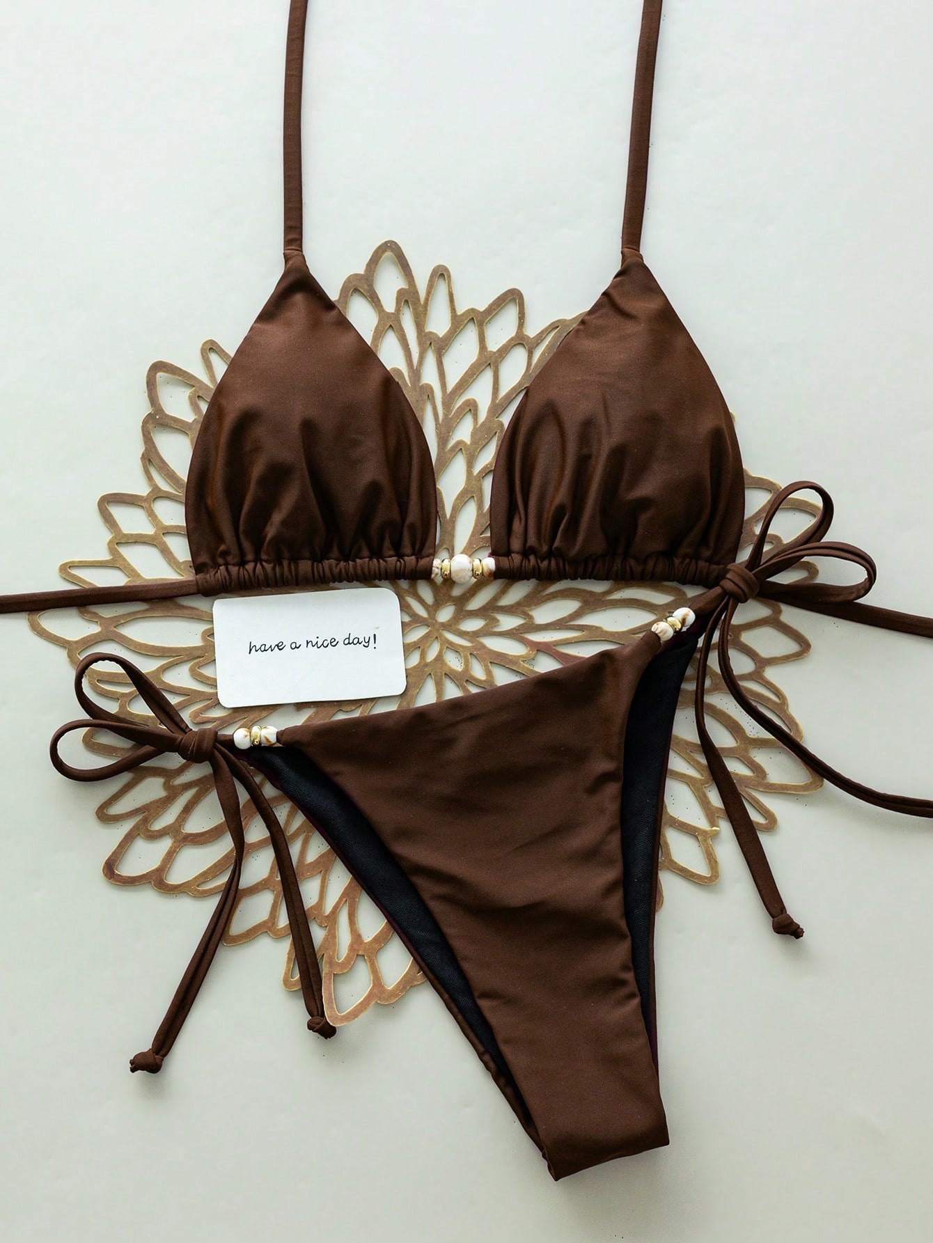 Swim Chiccia Spring/Summer Women's 2-Piece Swimsuit Set, Sexy