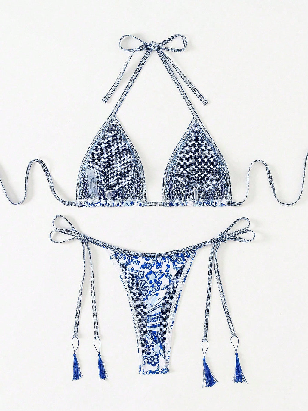 Swim Paisley Print Two-Piece Bikini Set,Summer Beach - image 2