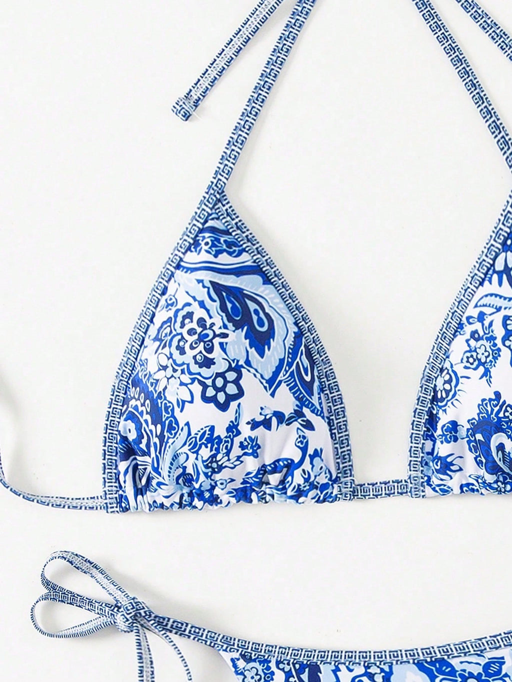 Swim Paisley Print Two-Piece Bikini Set,Summer Beach - image 4