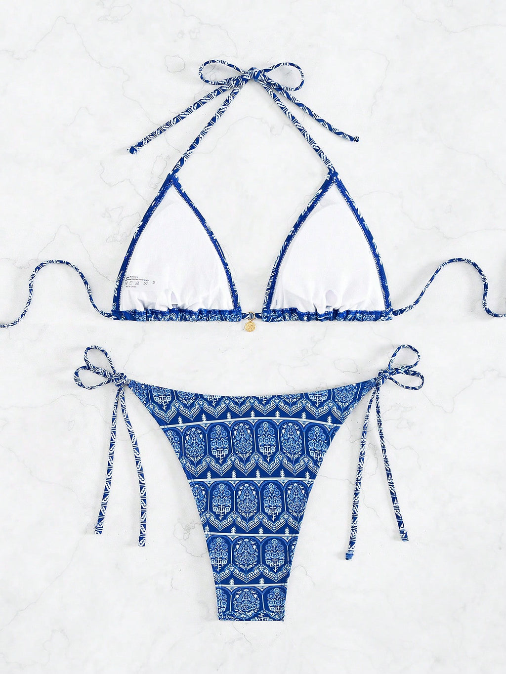 Swim Vcay Summer Beach Floral Printed Swimwear Set