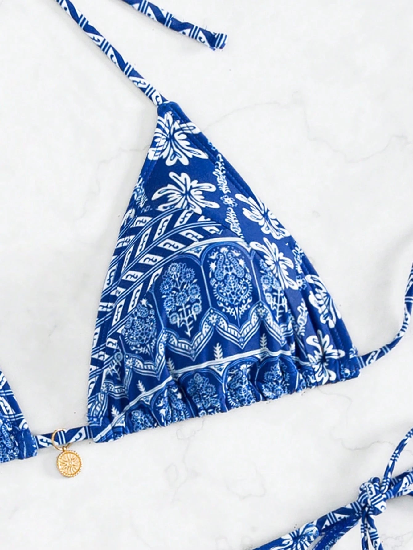 Swim Vcay Summer Beach Floral Printed Swimwear Set