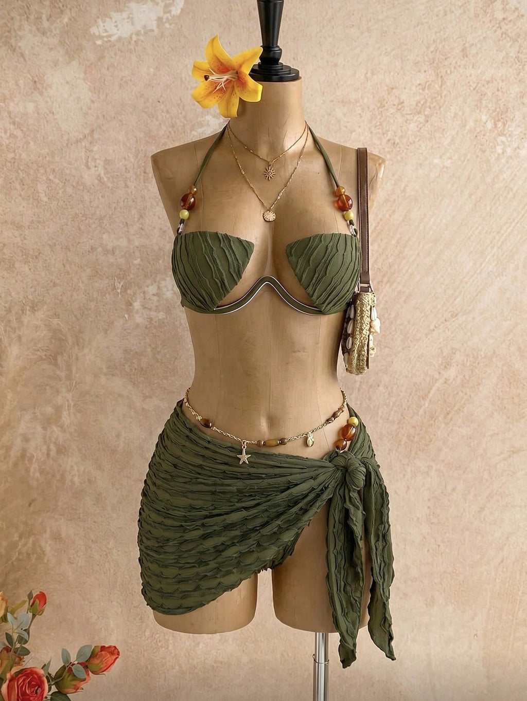 Bellisia New Fashion Women's Bikini Two-Piece Swimsuit With Hard Cup