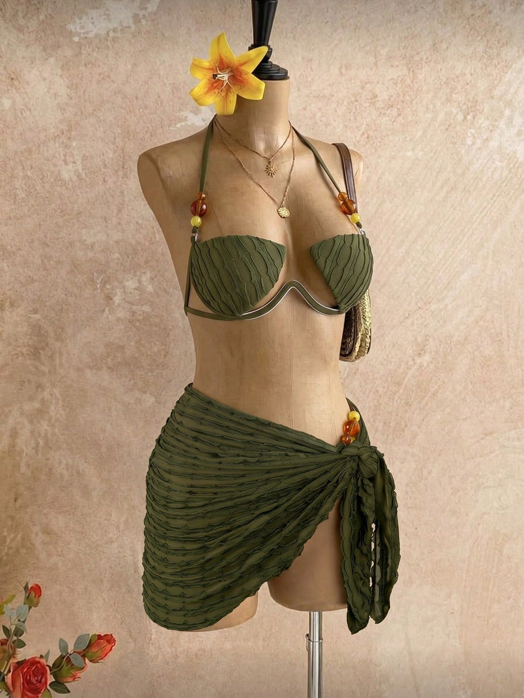 Bellisia New Fashion Women's Bikini Two-Piece Swimsuit With Hard Cup