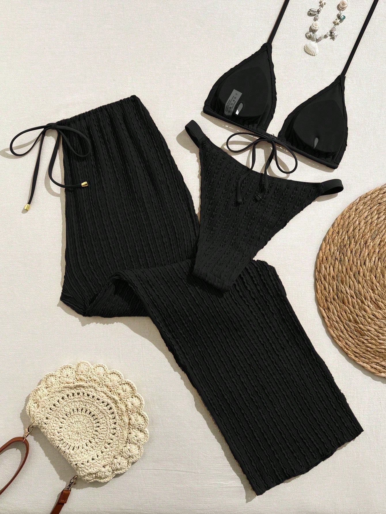 Swim Vcay 2026 New Spring/Summer 3 PiecesWomen Swimwear Set, Swimwear, Swim Shor