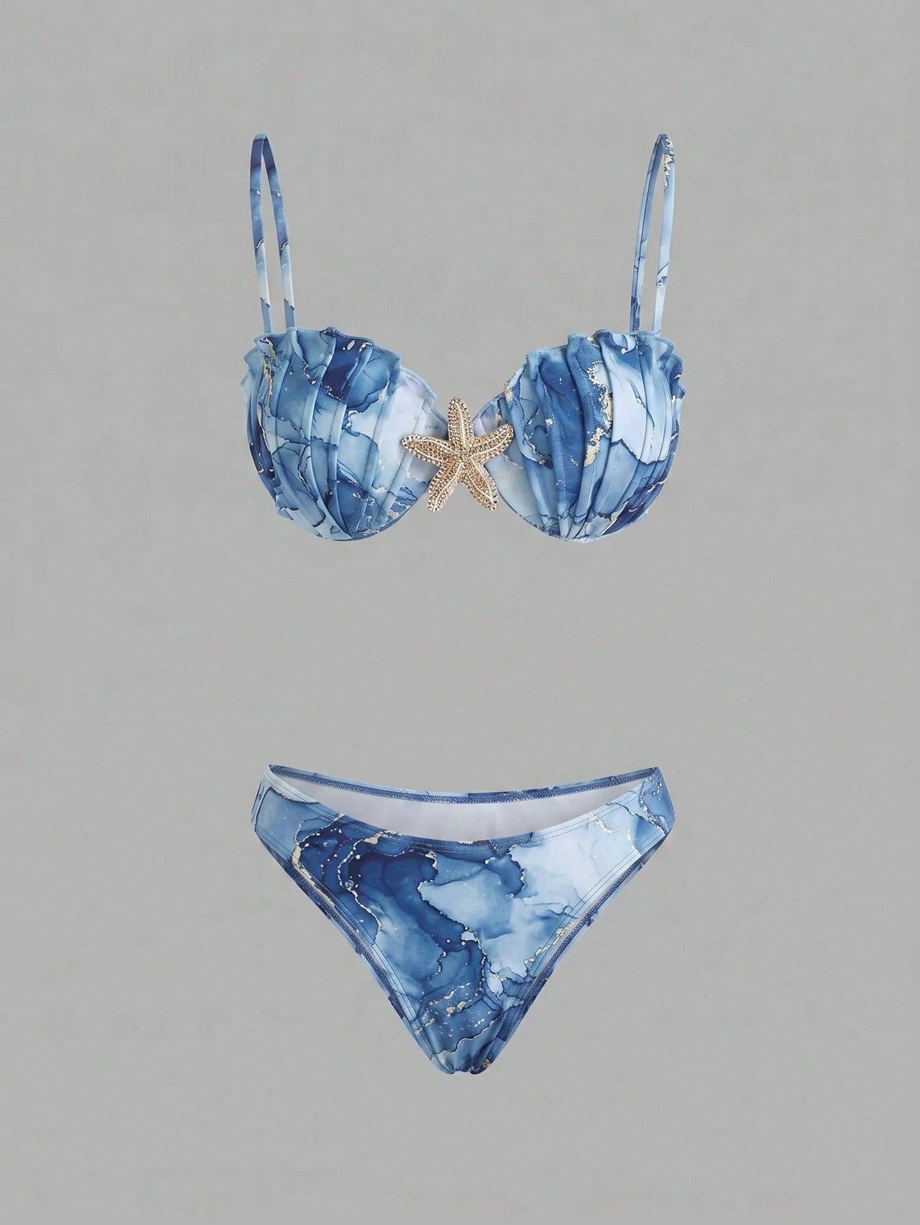 Swim Oasis Women's Bohemian Style Sexy Elegant Romantic Sun Pattern