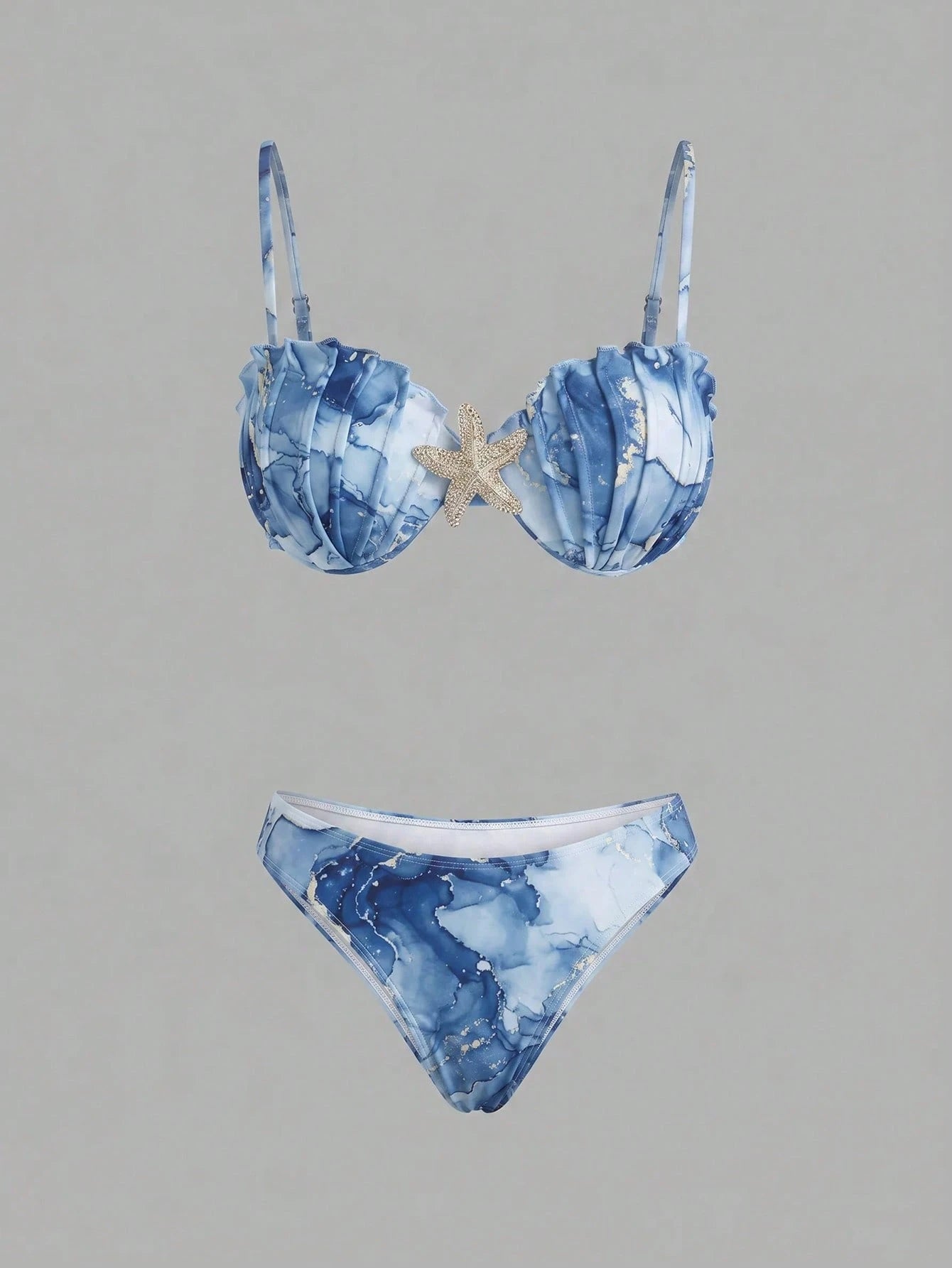 Swim Oasis Women's Bohemian Style Sexy Elegant Romantic Sun Pattern