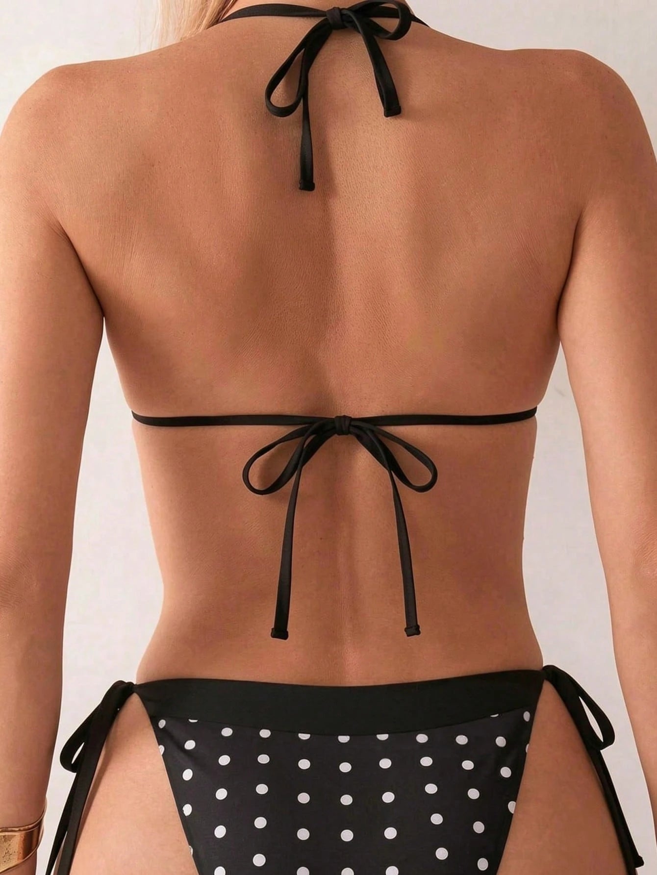 Swim Vcay 2026 Spring/Summer Colorful Shell Spaghetti Strap Halter Tie Side High Cut Thong Bikini Swimwear - image 17