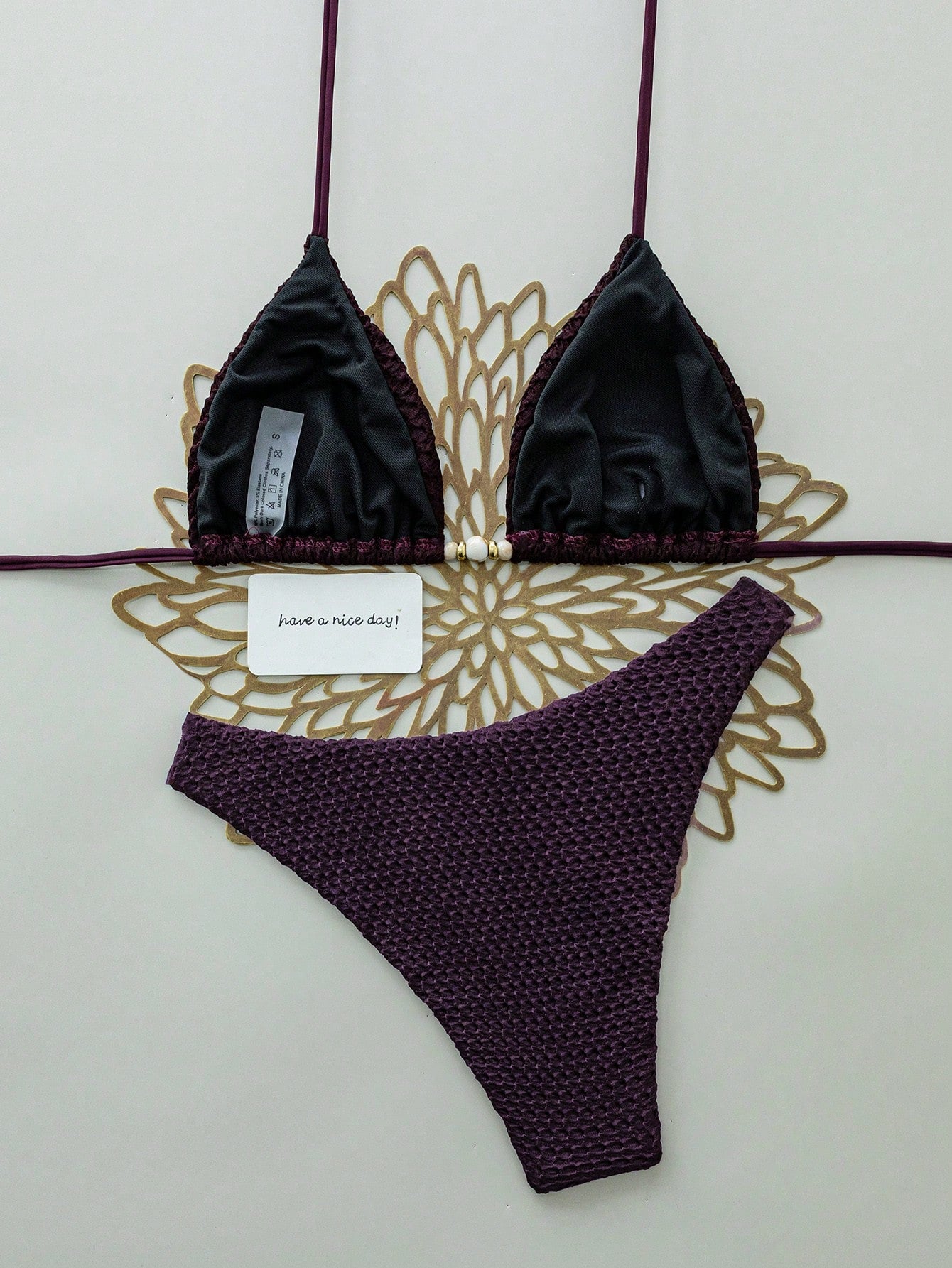 Swim Chiccia Spring/Summer Women's 2-Piece Swimsuit Set, Sexy